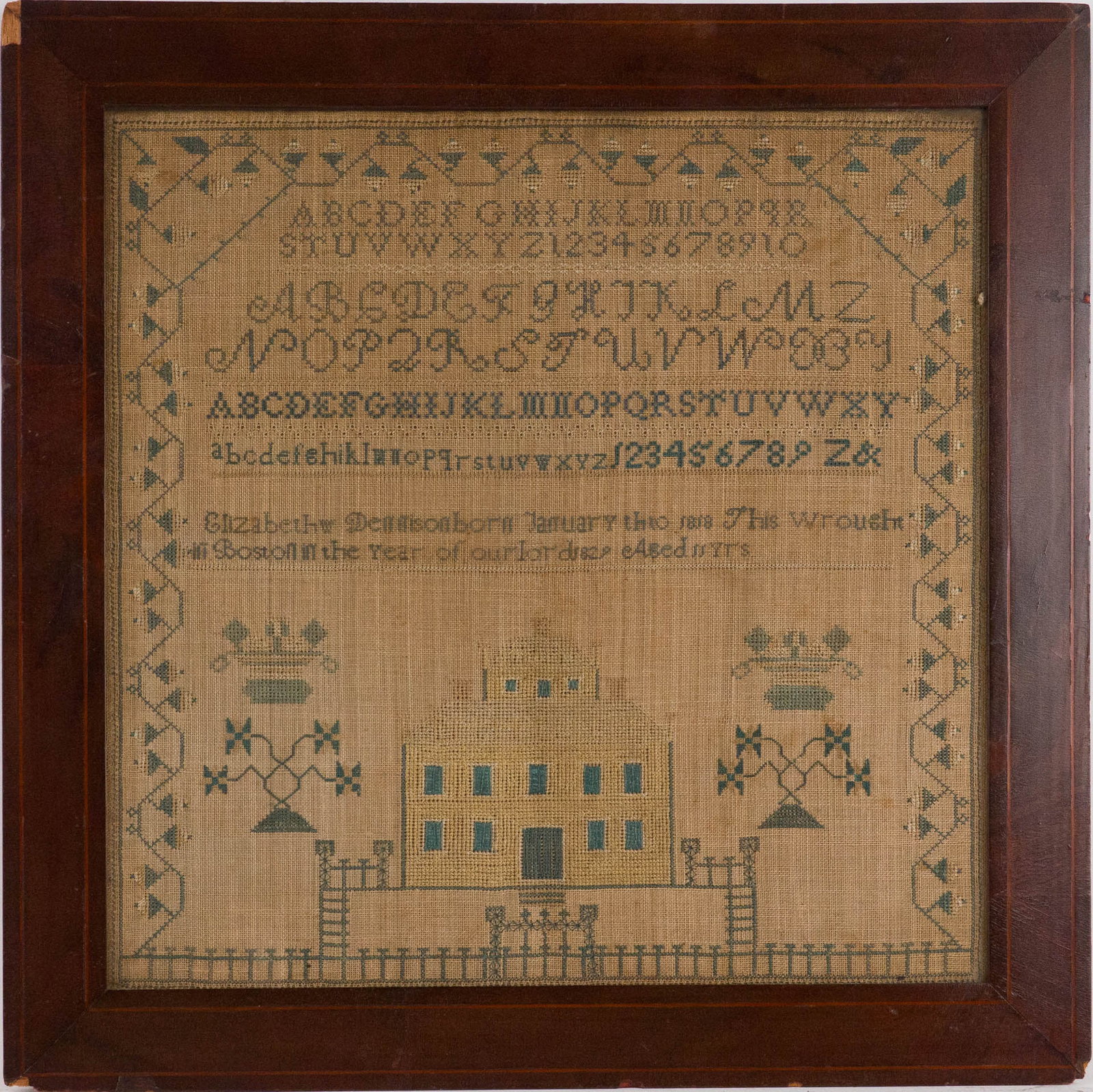 Needlepoint Sampler by Elizabeth Dennison - 2