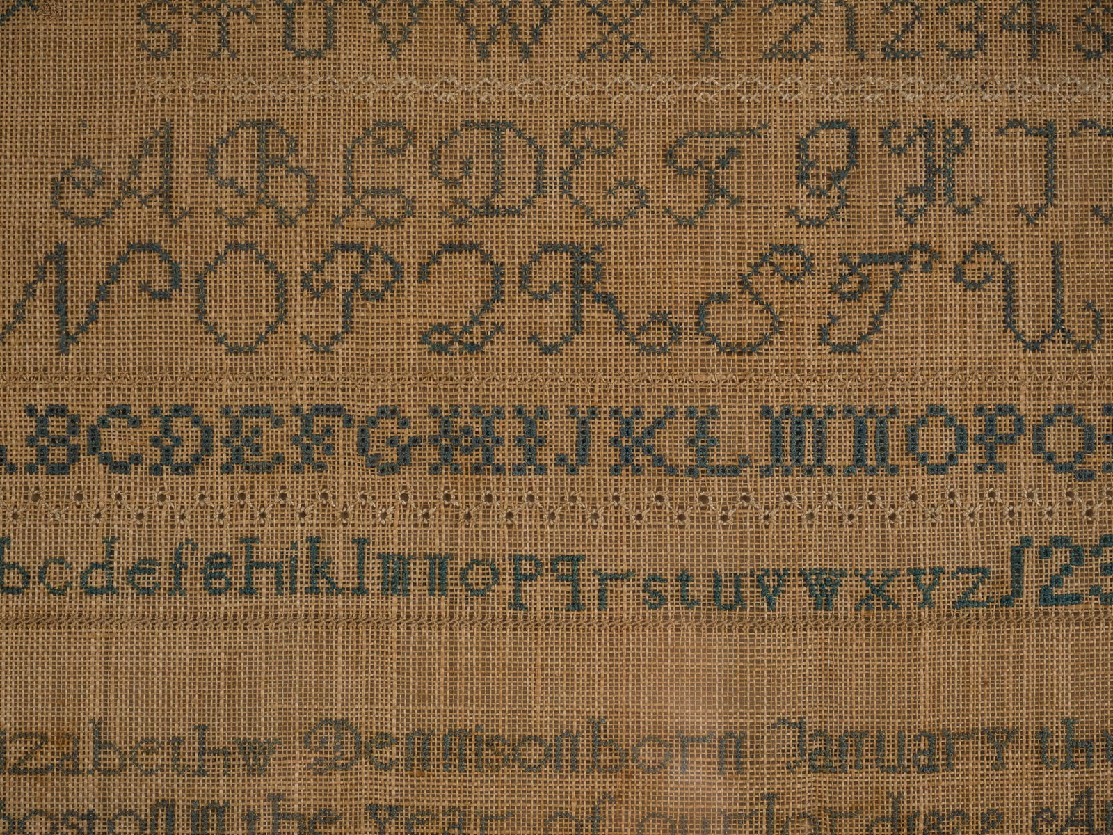 Needlepoint Sampler by Elizabeth Dennison - 3