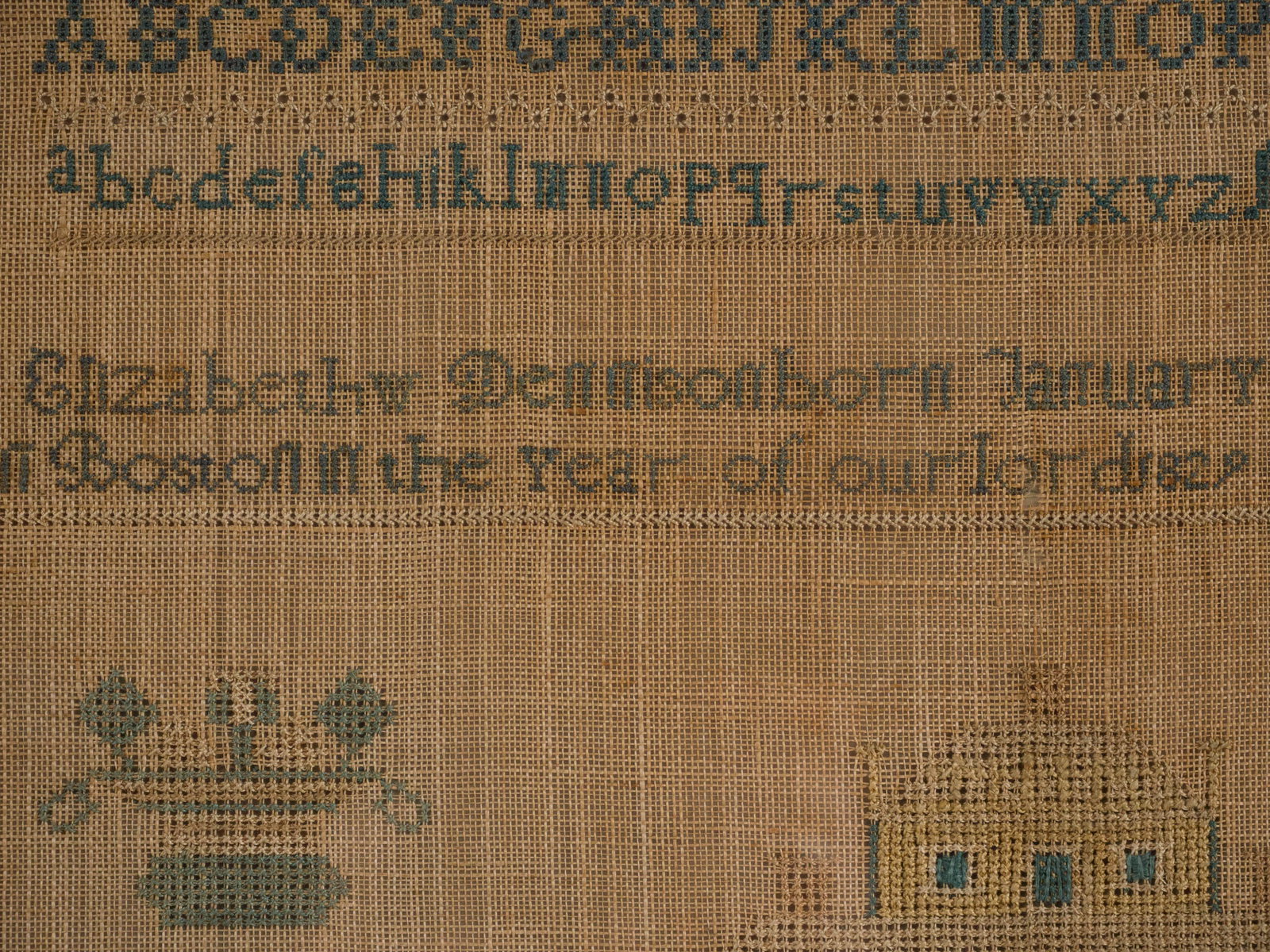 Needlepoint Sampler by Elizabeth Dennison - 4