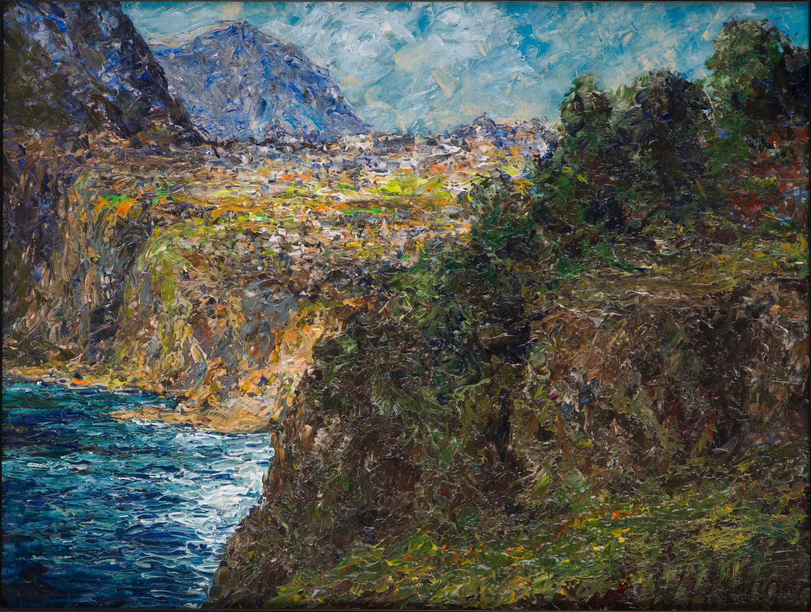 Wolfgang Heinz Unger, 1929-2019, Capri, Oil on Board (1 of 7)