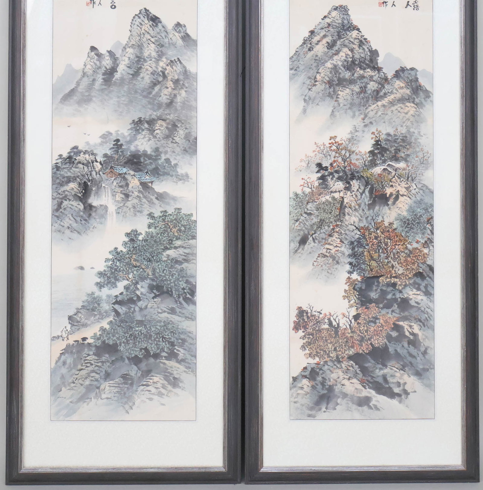 Two Chinese Framed Scrolls - 2