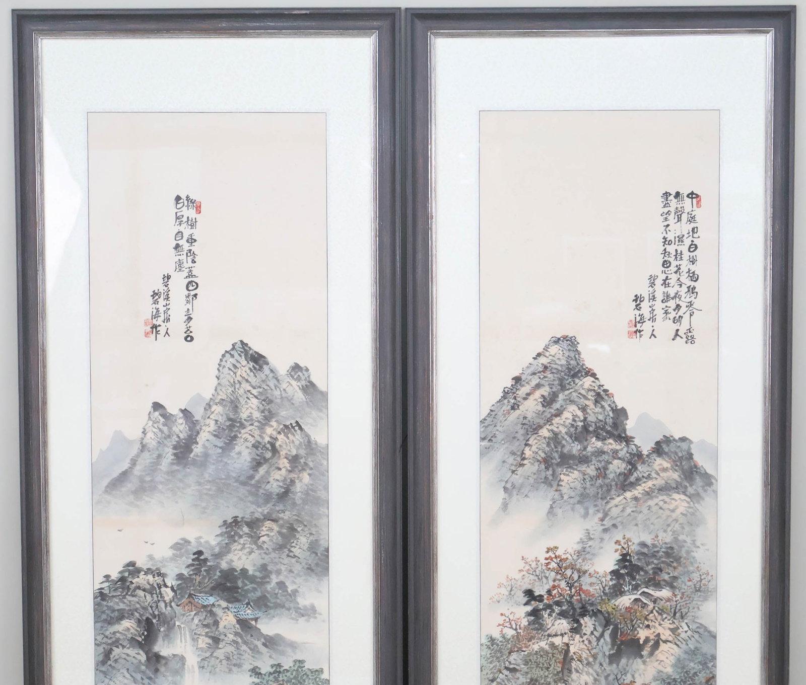Two Chinese Framed Scrolls - 3