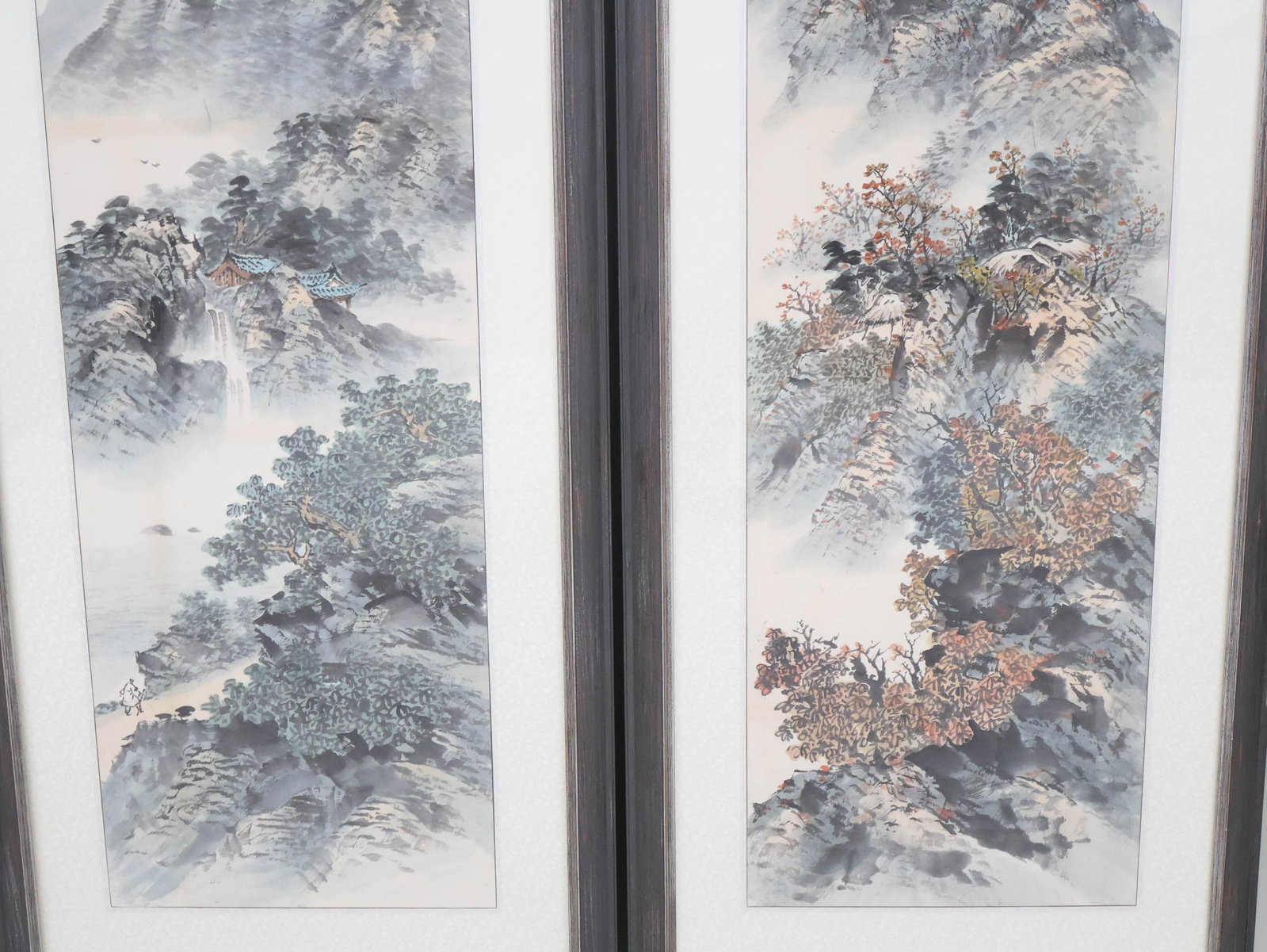 Two Chinese Framed Scrolls - 5