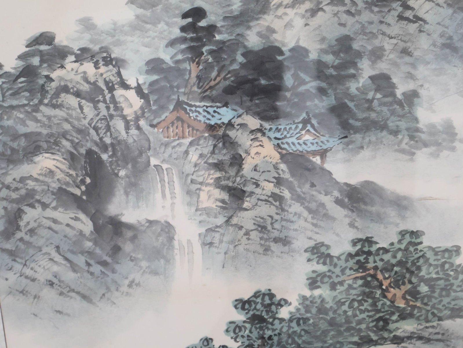 Two Chinese Framed Scrolls - 8