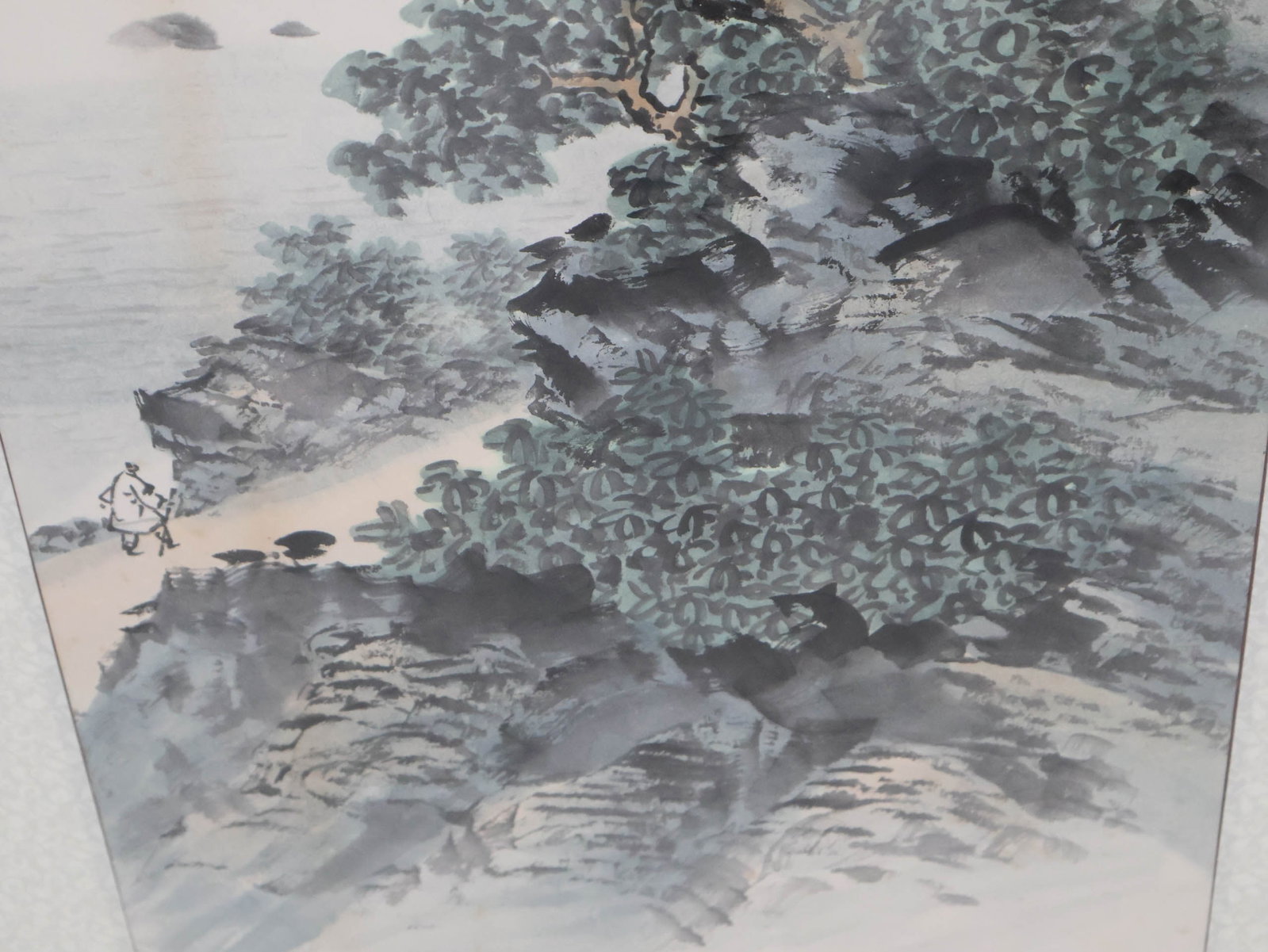Two Chinese Framed Scrolls - 9