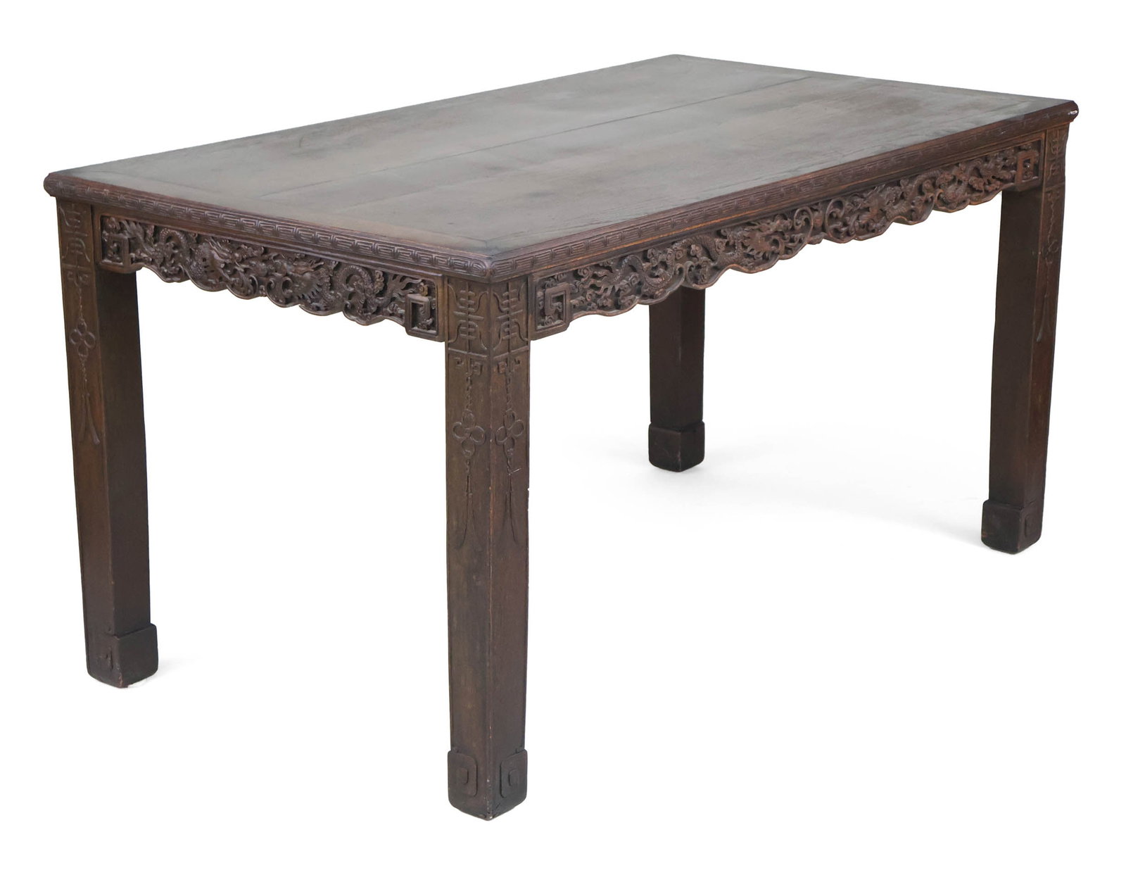 Chinese Carved Hardwood Table (1 of 16)