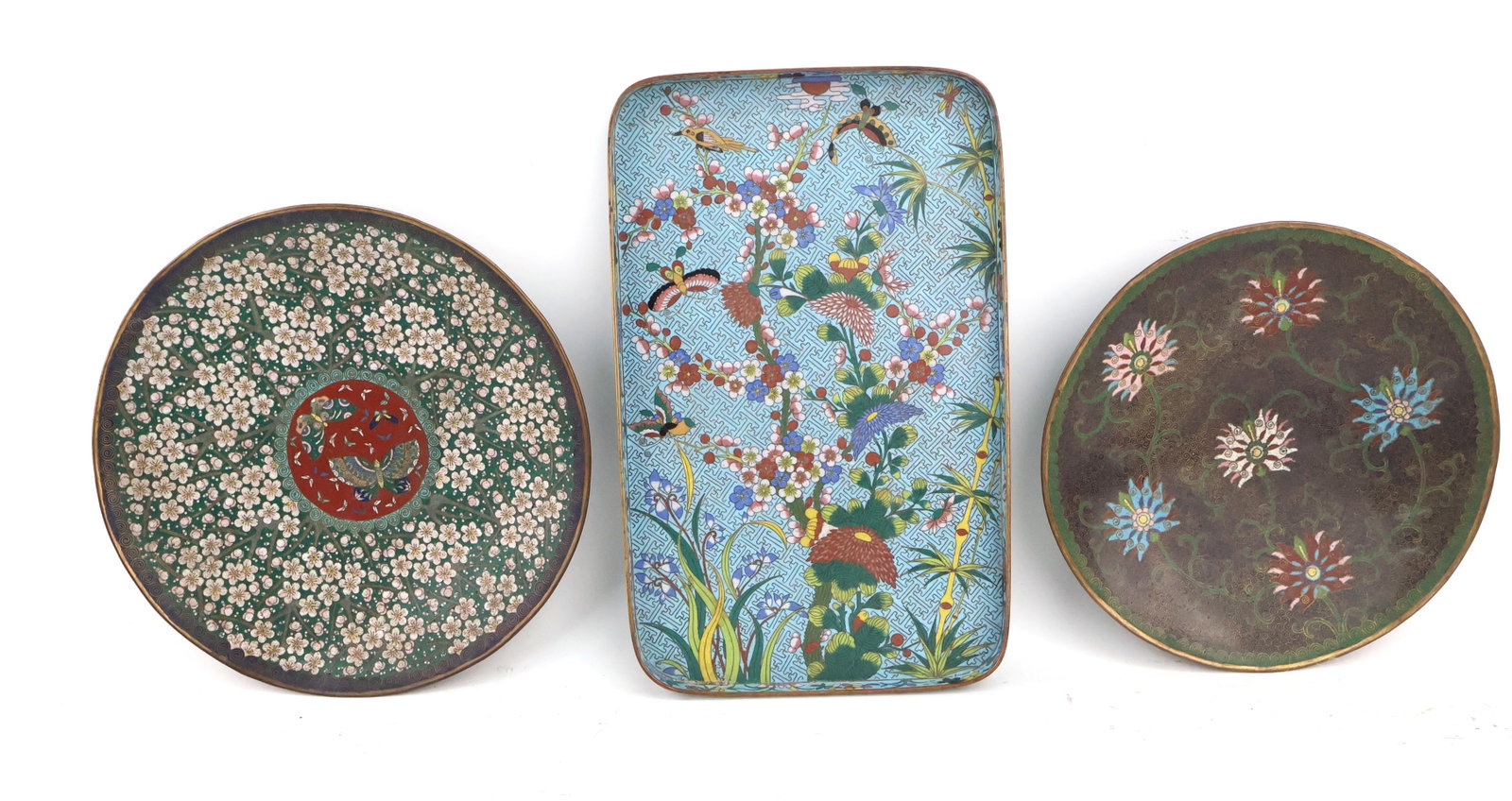 Five Chinese Cloisonne Table Articles - 2