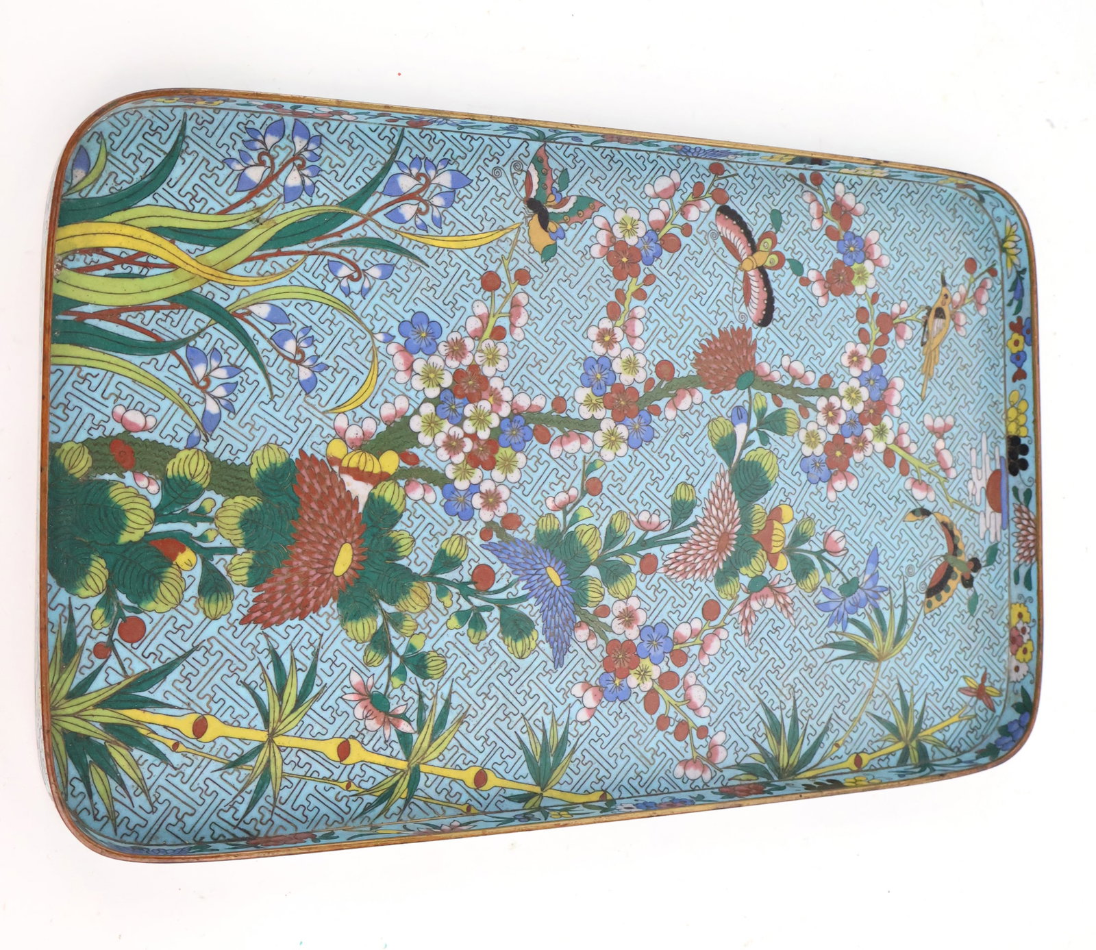 Five Chinese Cloisonne Table Articles - 6
