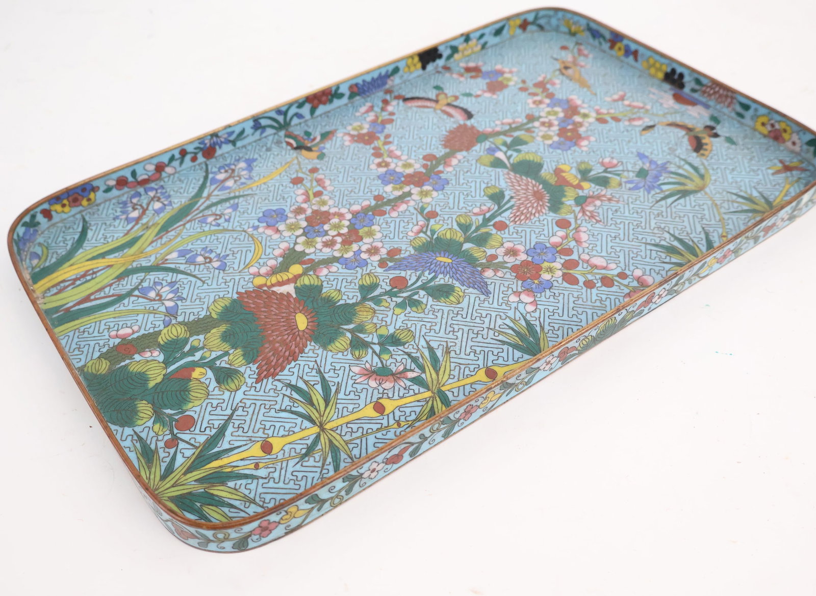 Five Chinese Cloisonne Table Articles - 9