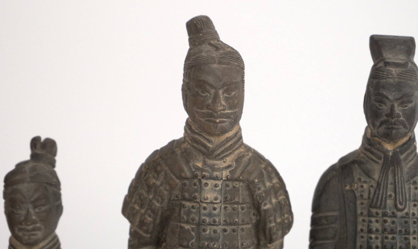 Two Chinese Polychrome Deities on Thrones - 7