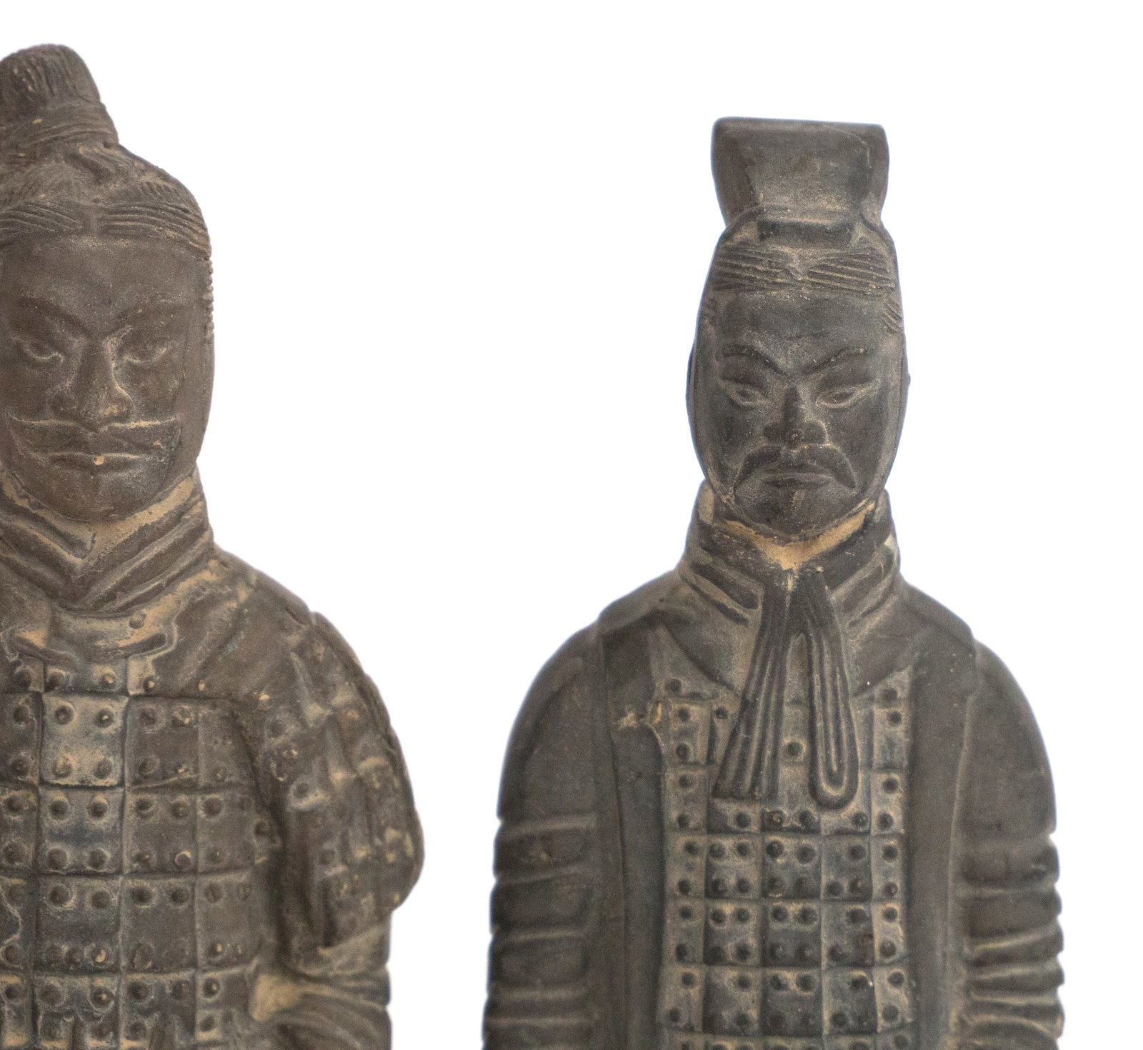 Two Chinese Polychrome Deities on Thrones - 8