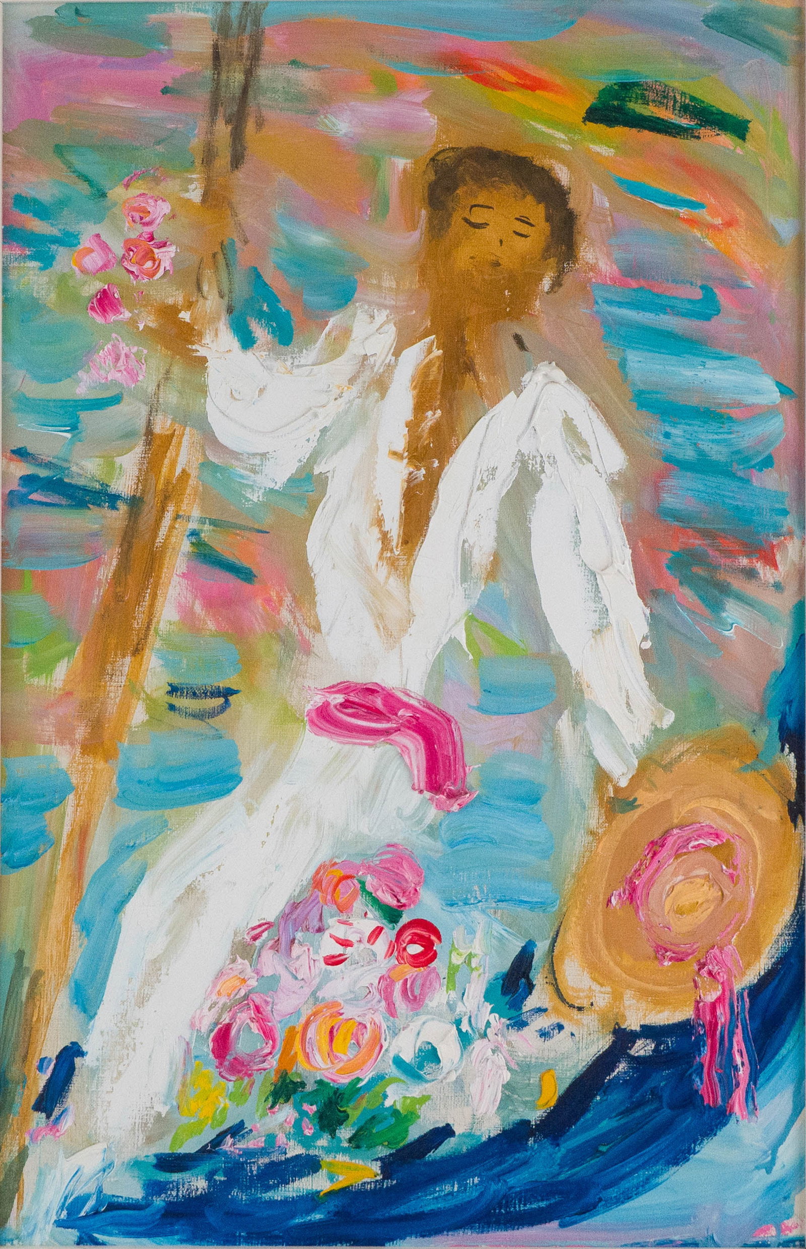 Bob Paul Kane, 1937-2013, Wedding Boat Gondolier V, Oil on Canvas: Bob Paul Kane 1937-2013 Wedding Boat Gondolier V Oil on Canvas Appears to be unsigned, labeled verso. Provenance: Harmon-Meek Gallery, Naples, Florida. Sight: 21 1/2 x 13 1/4 in. (54.6 x