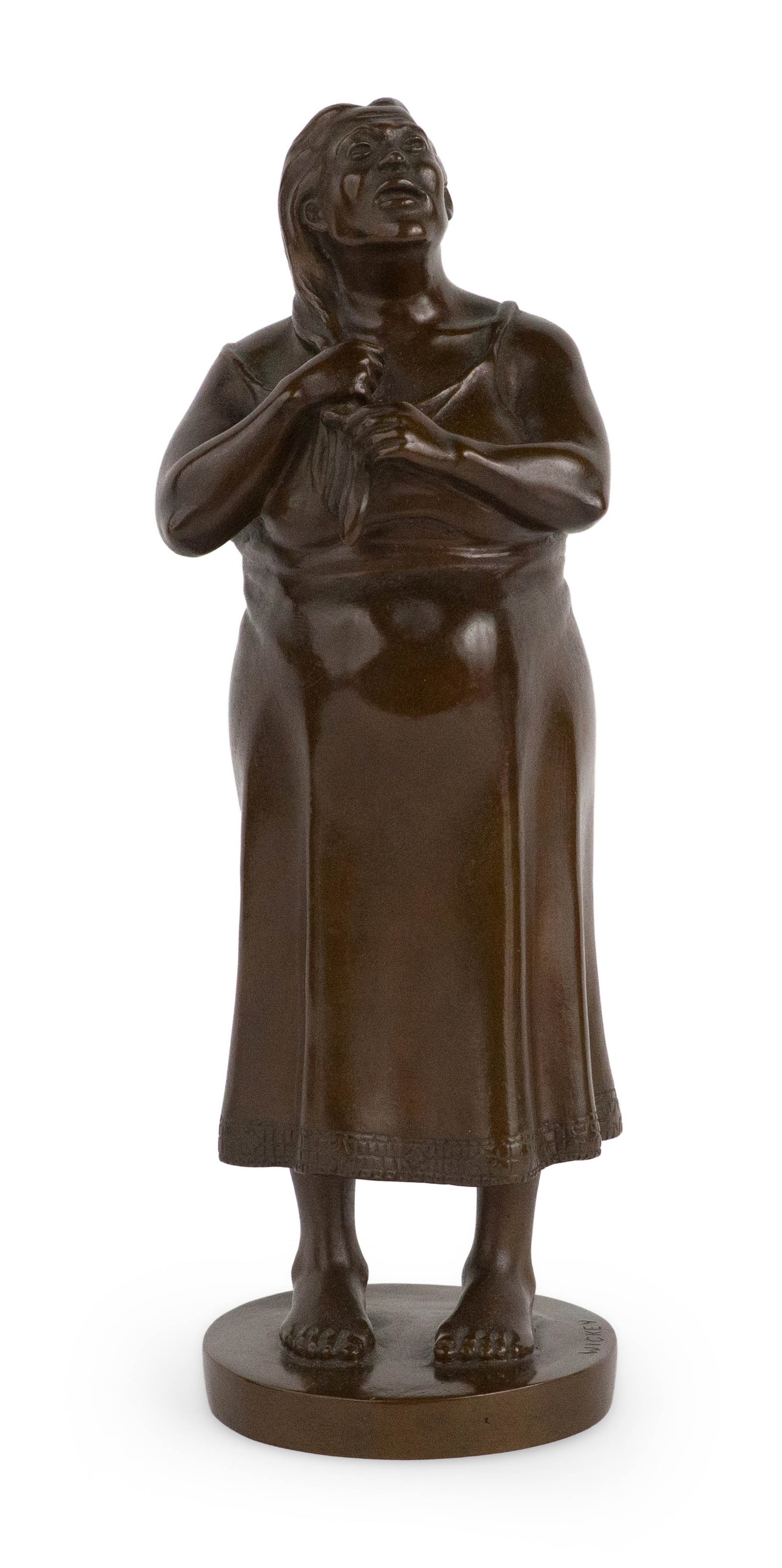 Harry Herman Wickey, 1892-1968, Standing Woman, Bronze (1 of 8)