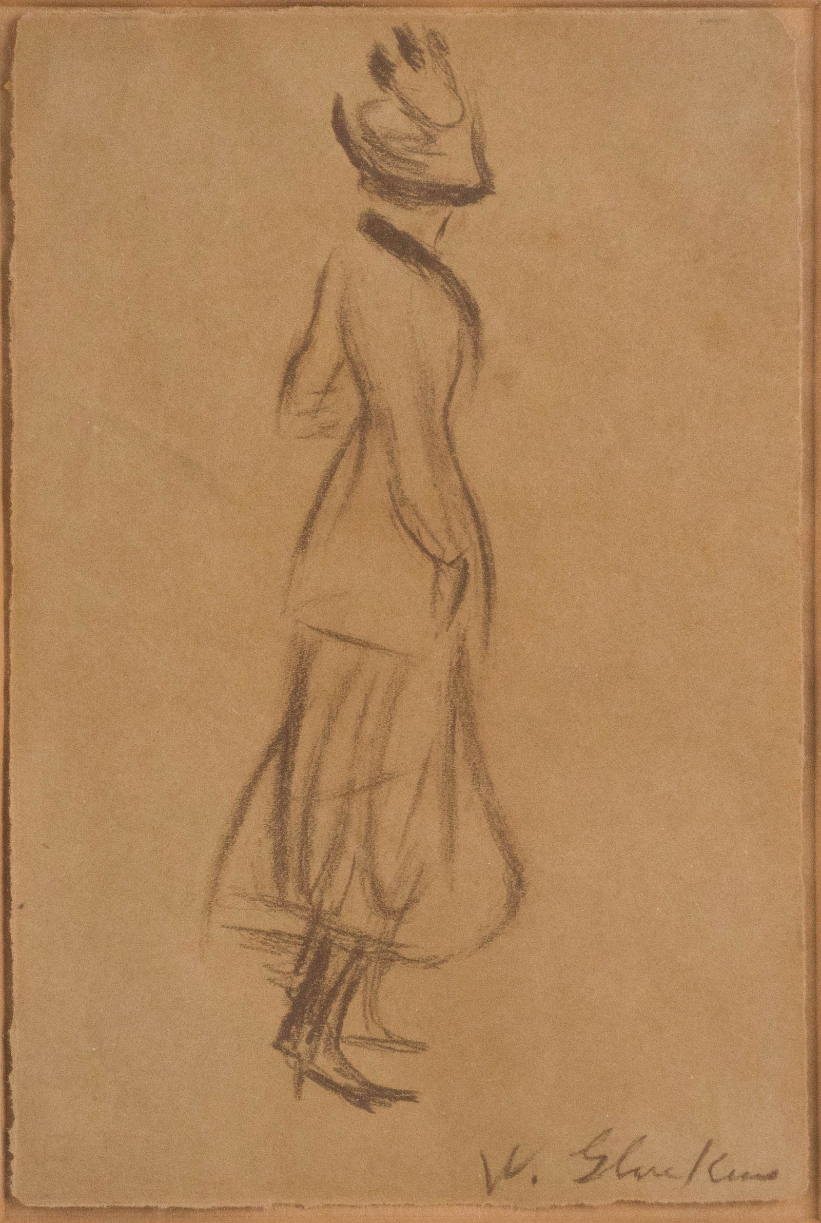 William James Glackens, 1870-1938, Young Girl, Charcoal on Paper: William James Glackens 1870-1938 Young Girl Charcoal on Paper Signed l.r. Provenance: From the Estate of Mason Adams Capsule Gallery Auction, 06/14/2023, Lot: 97 Sight: 7 x 4 3/4 in.