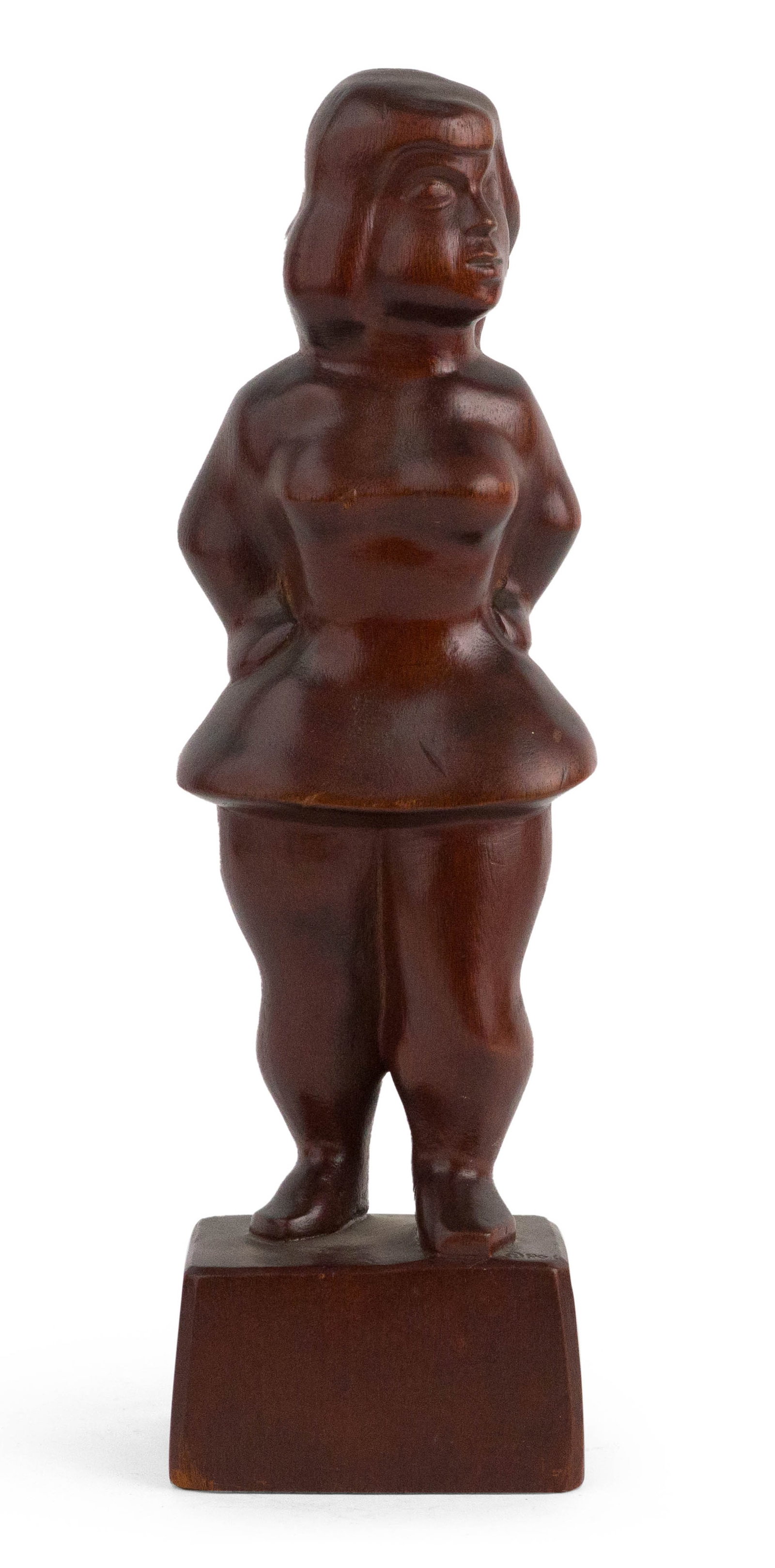 Chaim Gross, American/Austrian 1904-1991, Circus Girl, Carved Wood (1 of 7)
