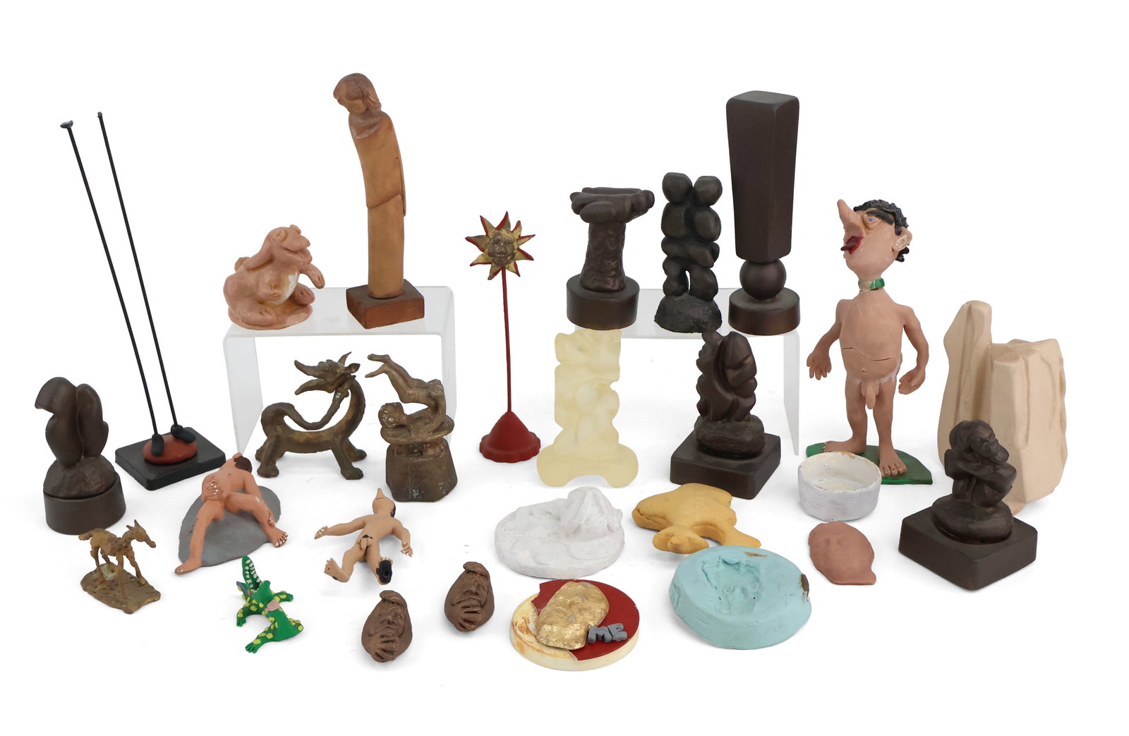 Gregory Dawson, American 1934-2007, Group of Assorted Small Sculptures, Mixed Media (1 of 16)