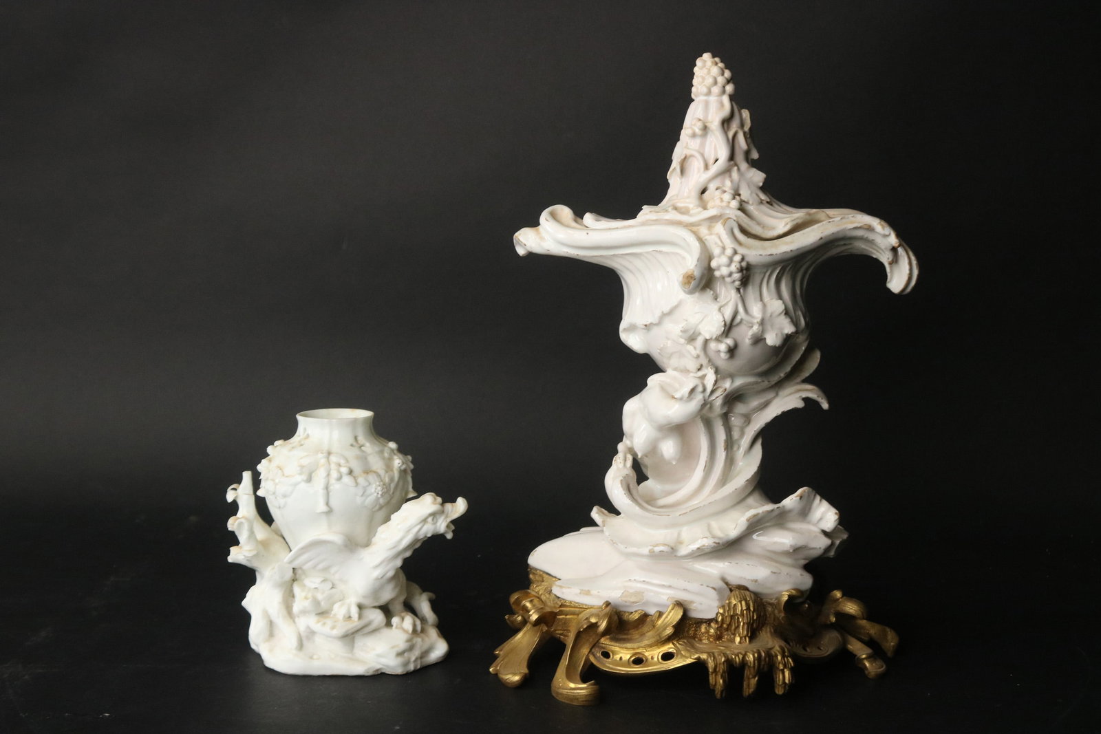 Blanc de Chine Ormolu-Mounted Urn - 2