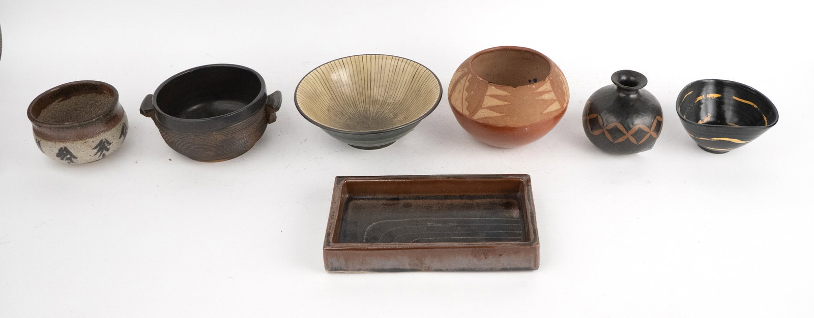 Seven Ethnographic Pottery Table Articles - 2