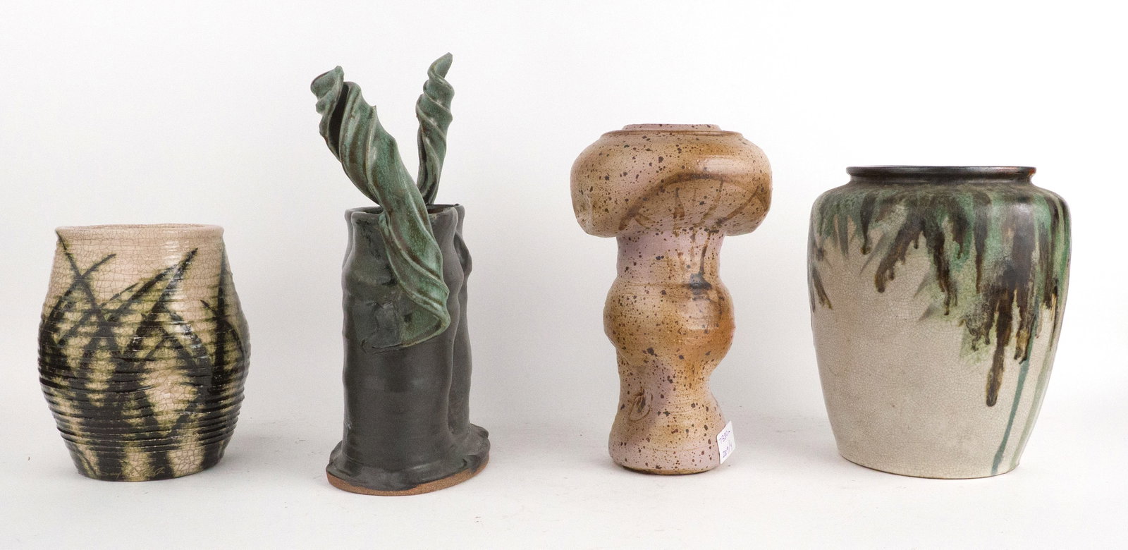 Four Art Pottery Table Articles - 2