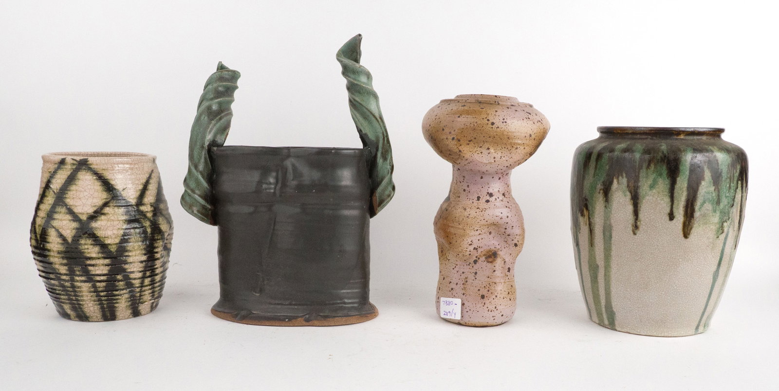 Four Art Pottery Table Articles - 3