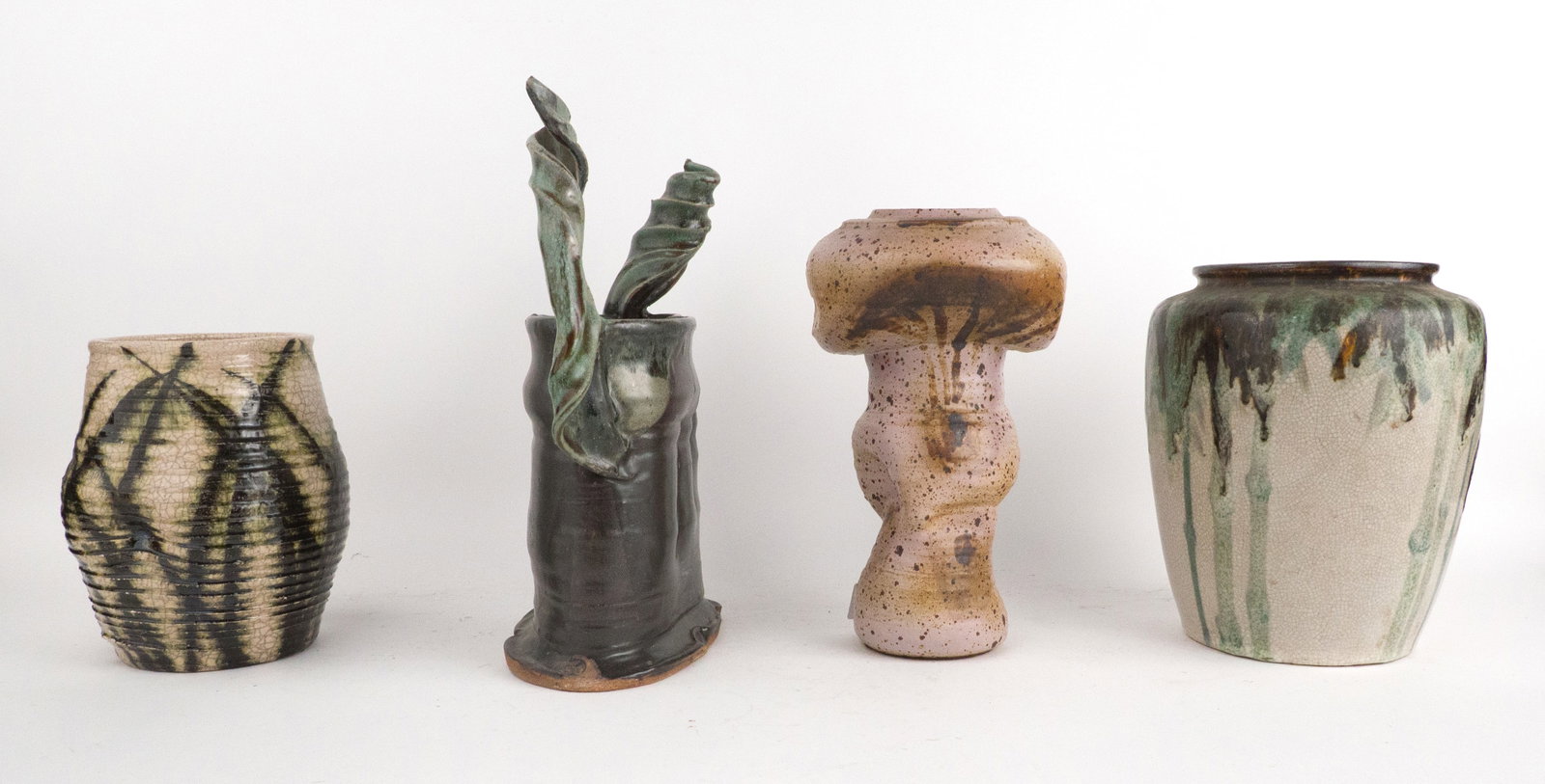 Four Art Pottery Table Articles - 4