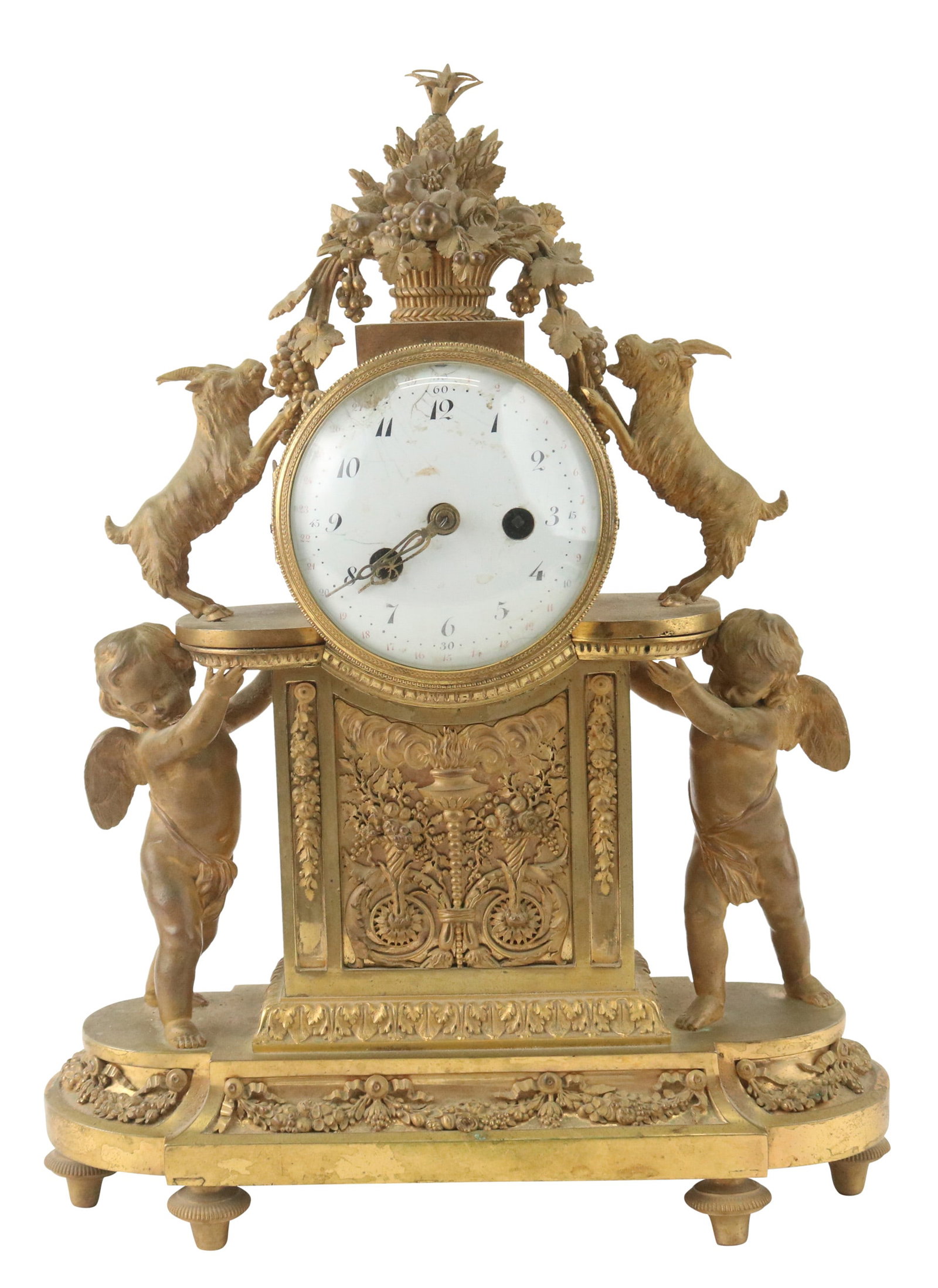 Late Louis XVI Ormolu Mantel Clock (1 of 16)