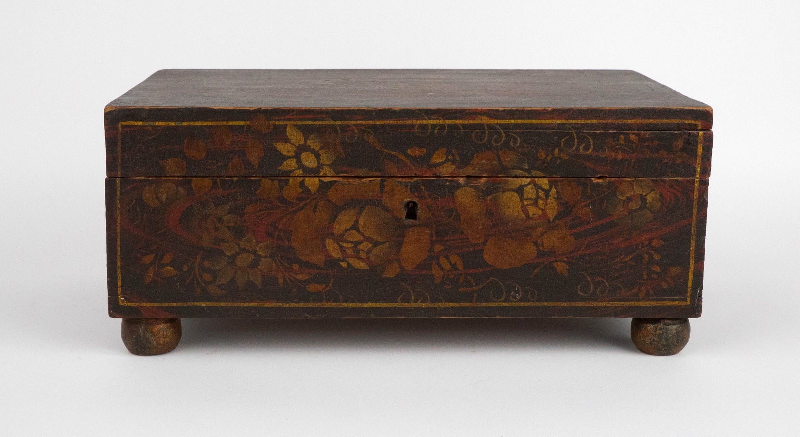 Stencil-Decorated Document Box - 2
