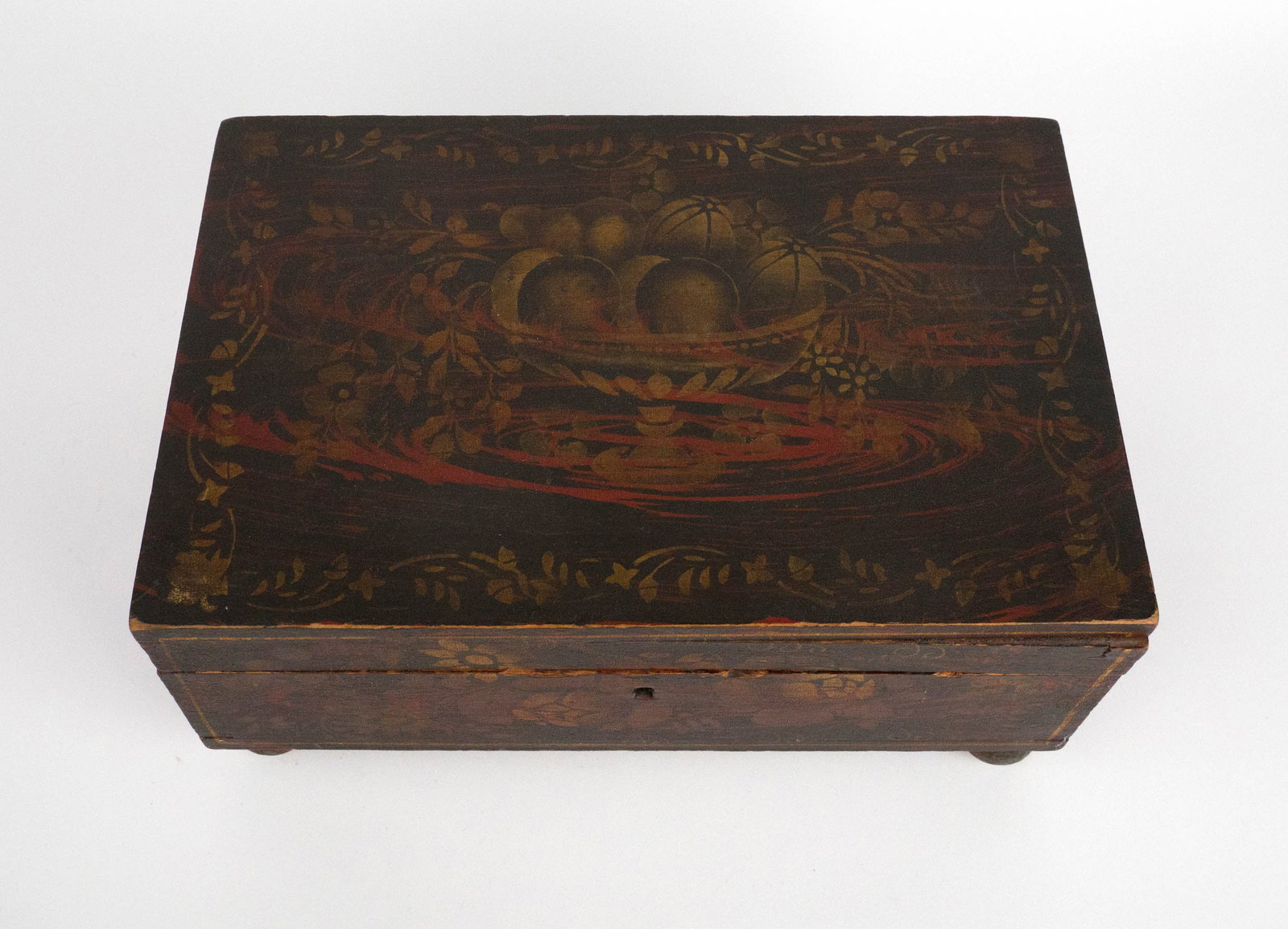 Stencil-Decorated Document Box - 3