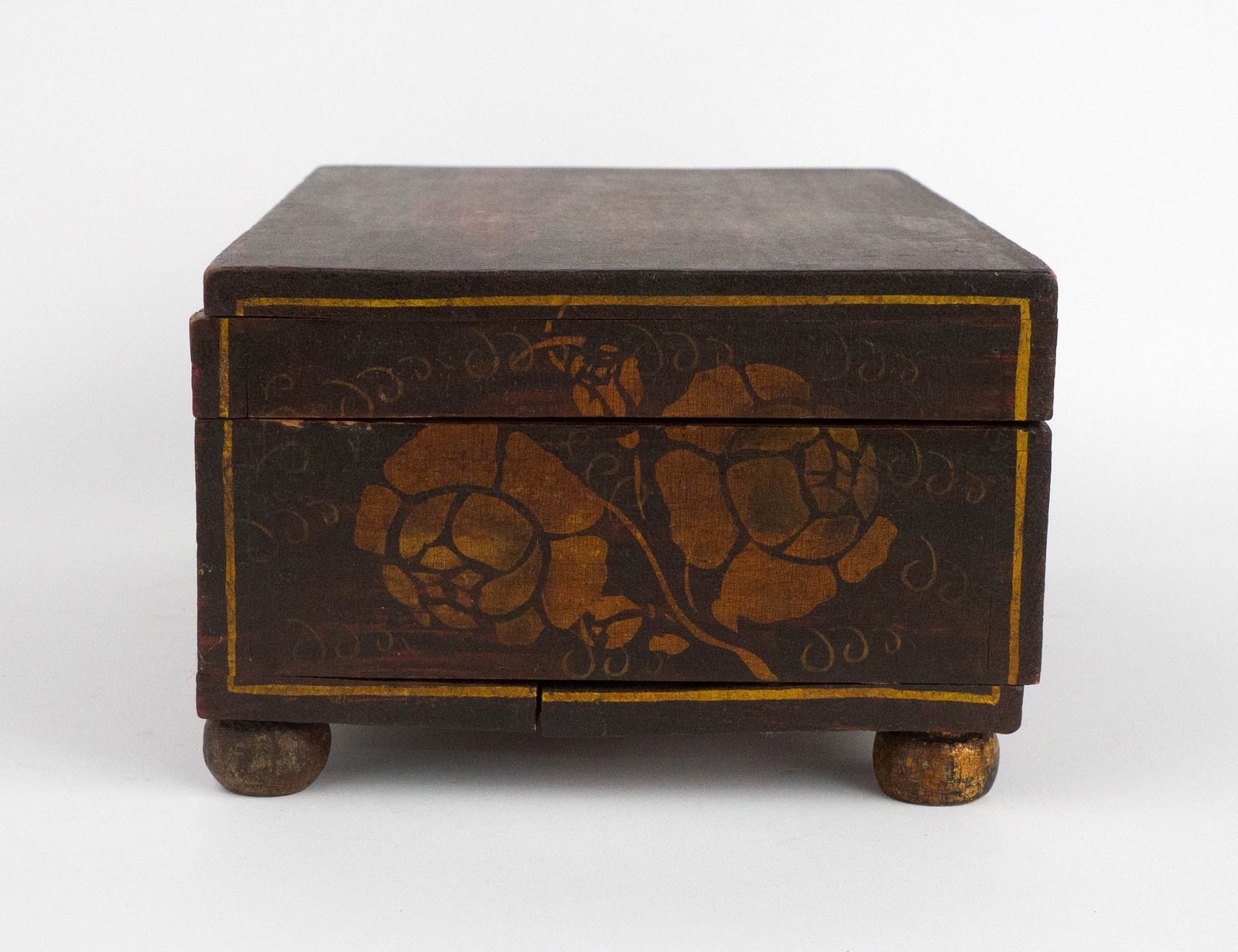 Stencil-Decorated Document Box - 5