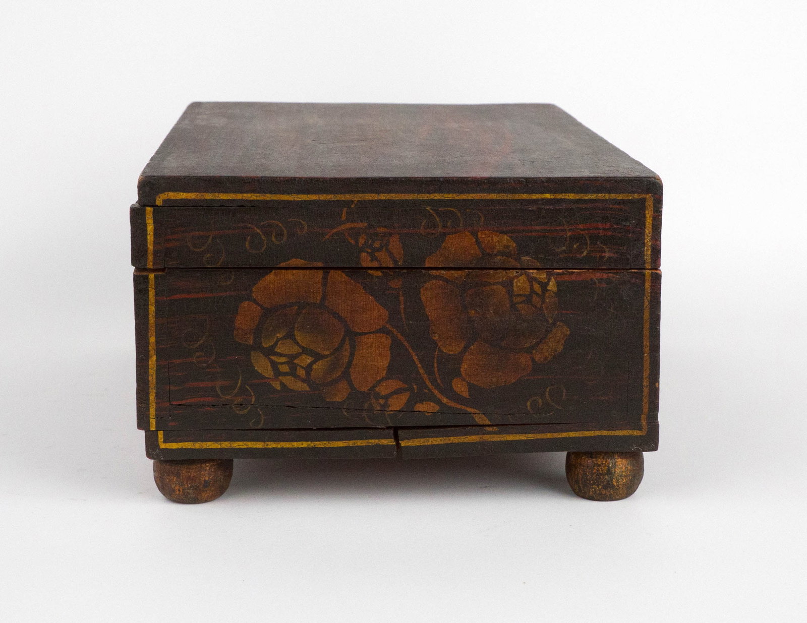 Stencil-Decorated Document Box - 7