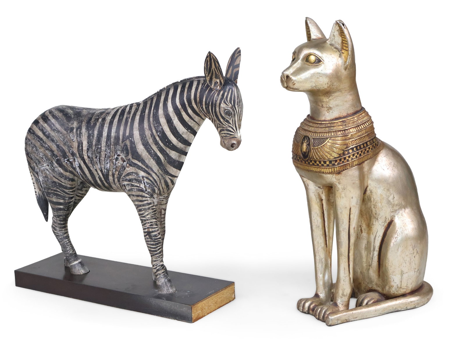 Painted Wood Zebra Figure (1 of 14)
