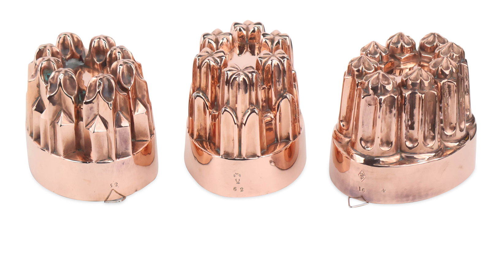 Three English Copper Oval Molds (1 of 12)