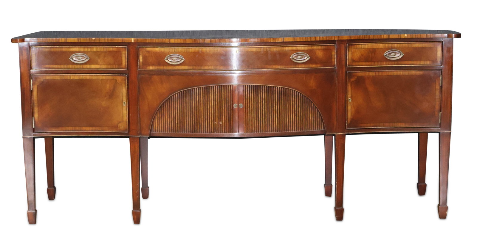 Trosby Georgian Style Inlaid Mahogany Sideboard (1 of 18)
