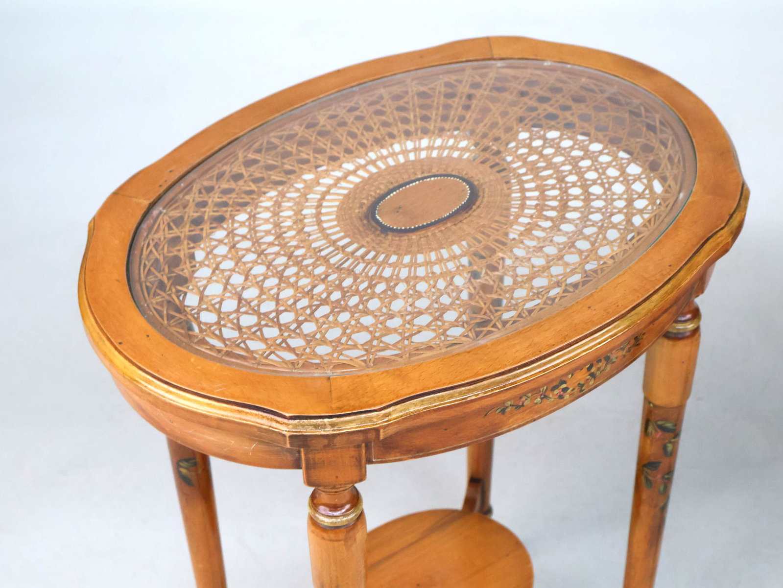 Neoclassical Style Paint-Decorated Side Table - 2