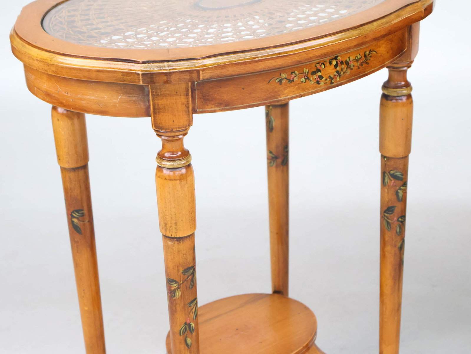 Neoclassical Style Paint-Decorated Side Table - 3