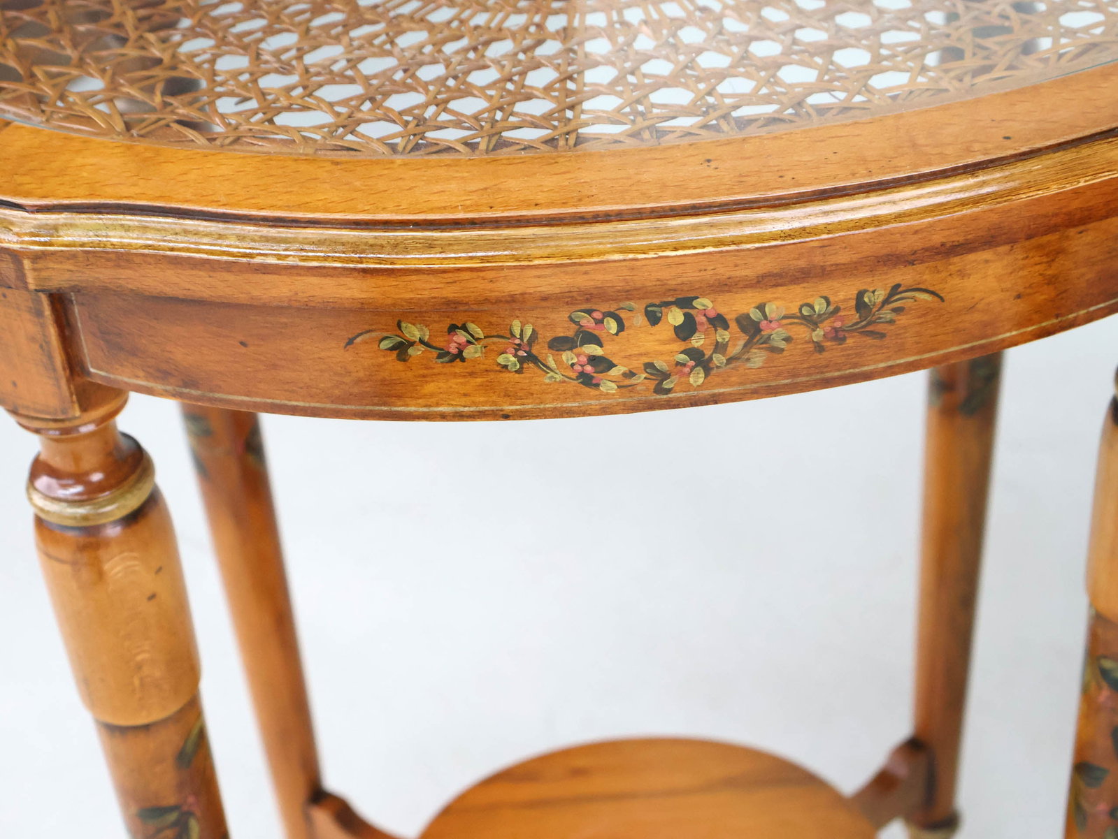 Neoclassical Style Paint-Decorated Side Table - 5