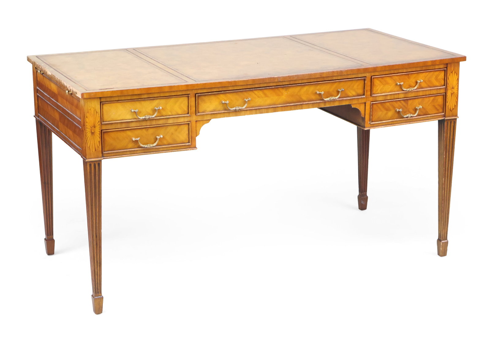 Maitland-Smith Leather Inset Writing Desk (1 of 13)