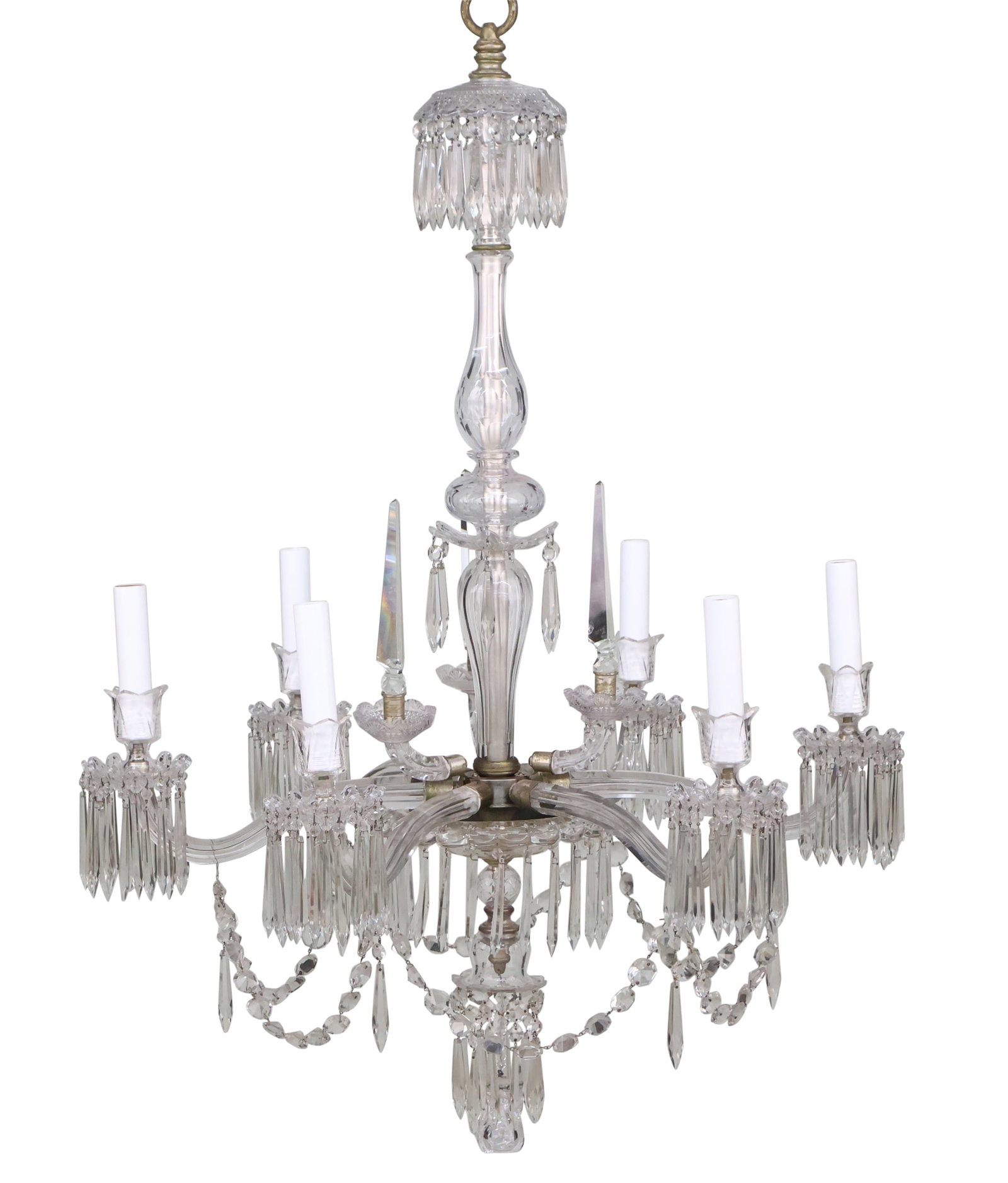 Venetian Style Six Light Crystal Chandelier (1 of 10)