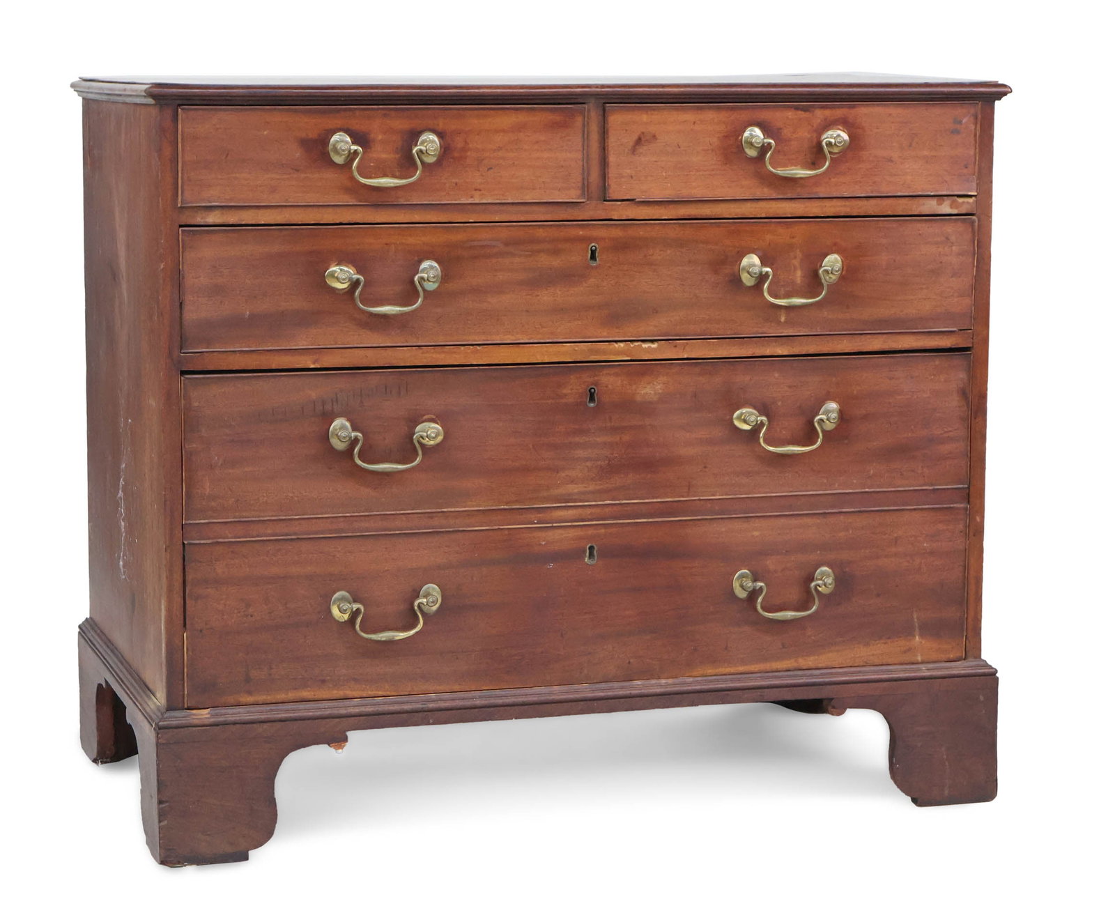 George III Style Walnut Chest of Drawers (1 of 11)