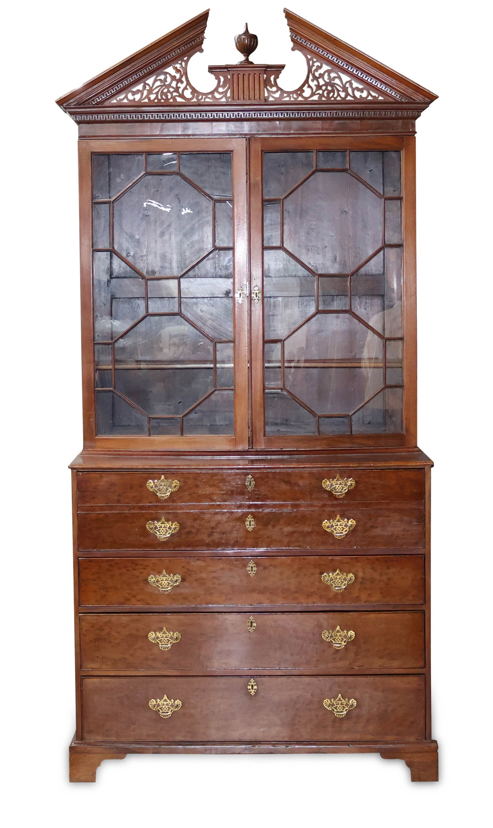 The Cheek Family George III Mahogany Secretary Bookcase (1 of 17)
