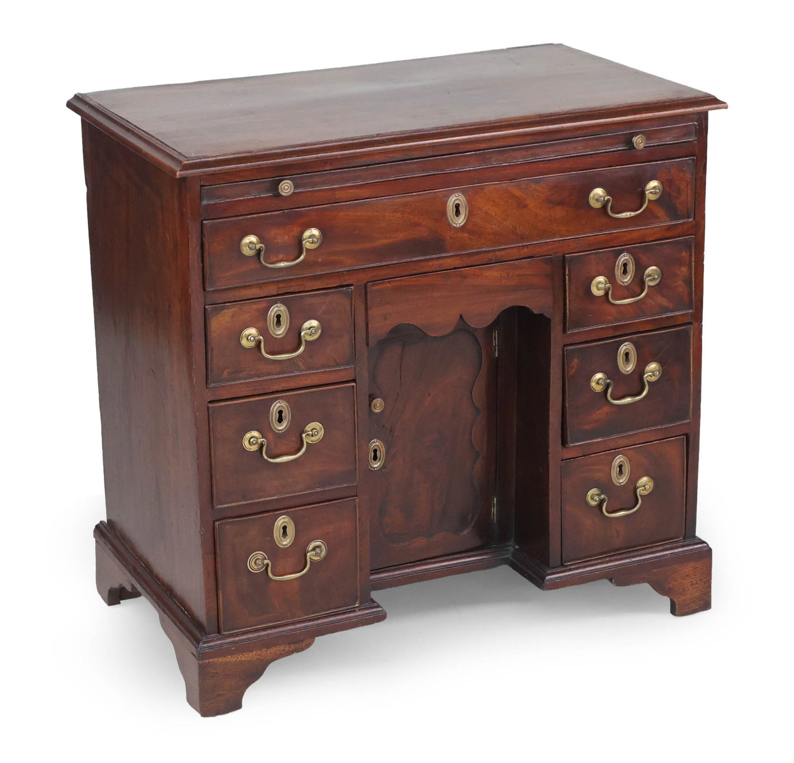 George III Mahogany Kneehole Desk (1 of 11)