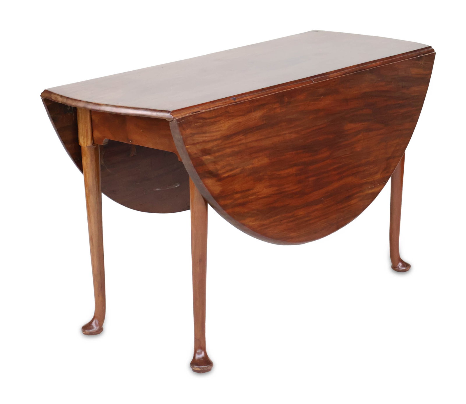 Queen Anne Mahogany Drop Leaf Table (1 of 10)