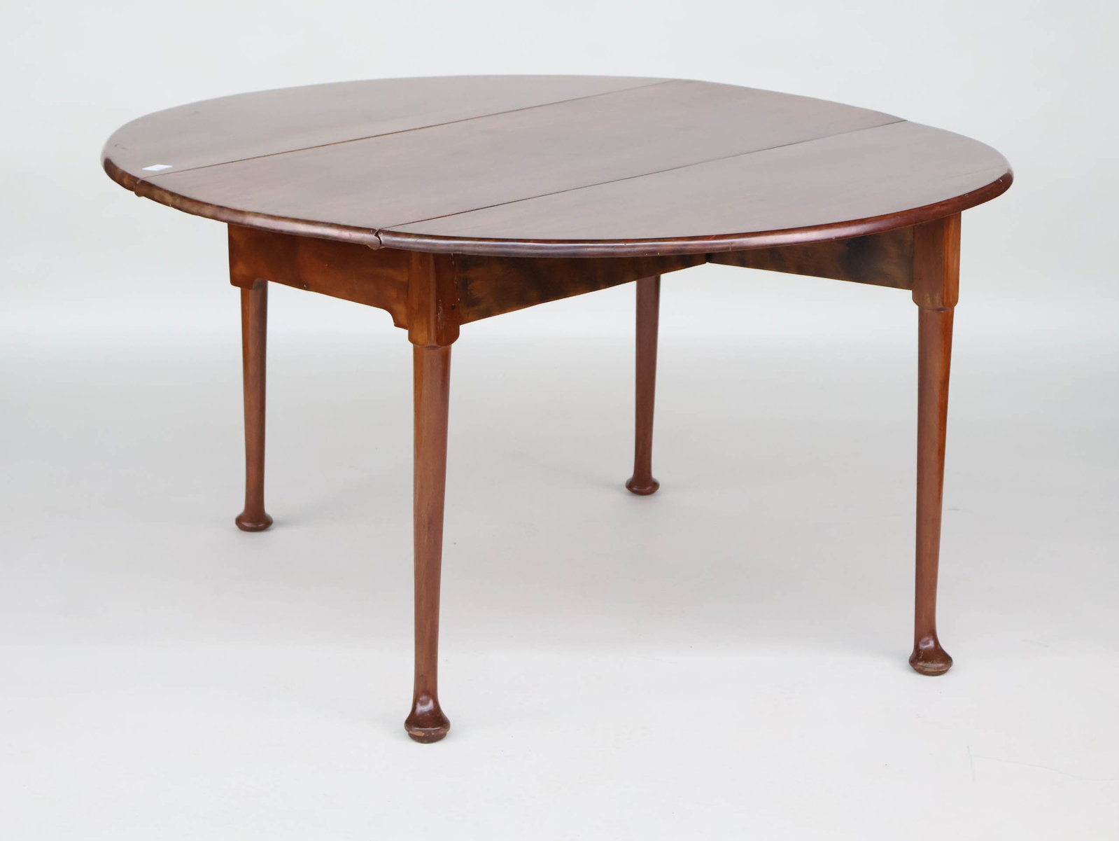Queen Anne Mahogany Drop Leaf Table - 5
