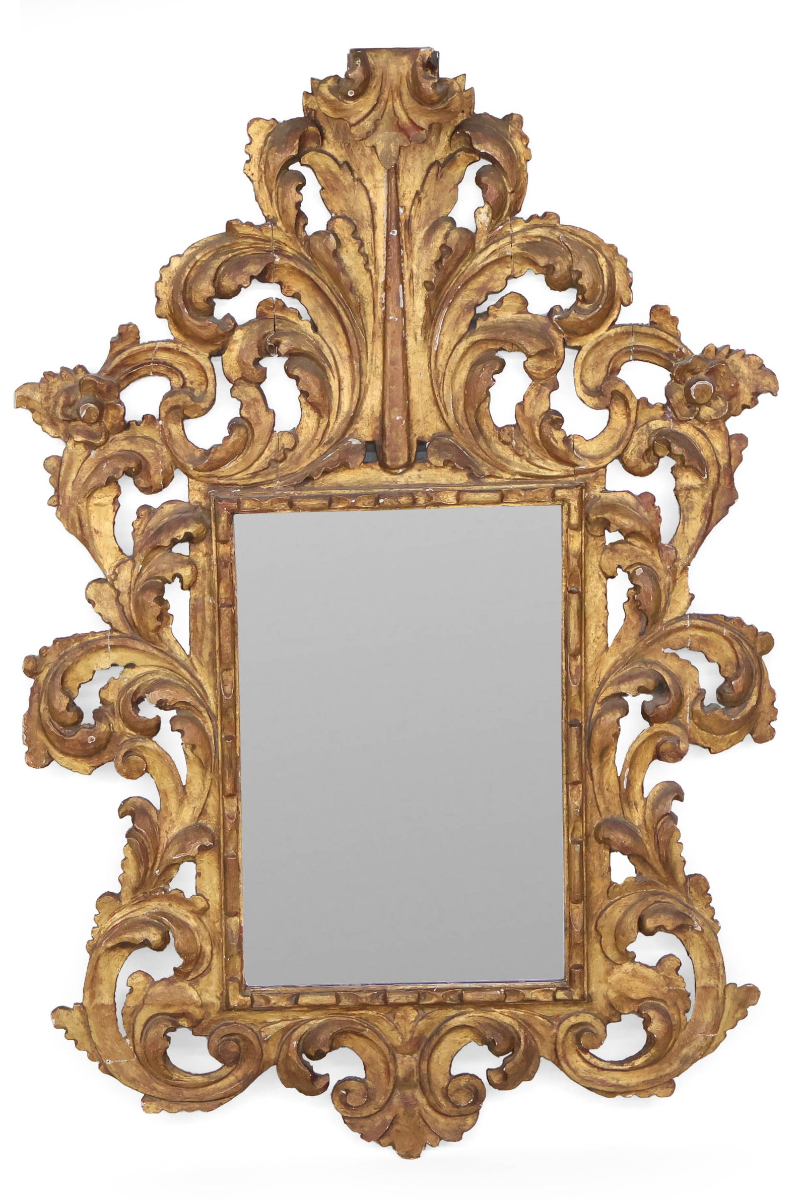 Rococo Style Giltwood Pier Mirror (1 of 10)