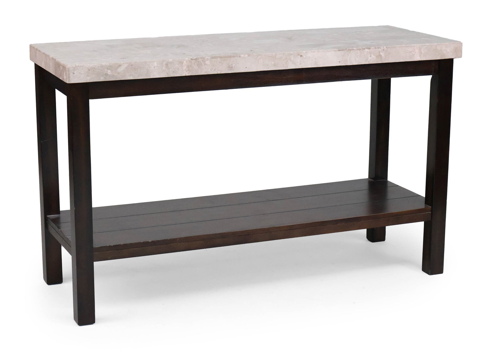 Faux Marble Top Console Table (1 of 9)