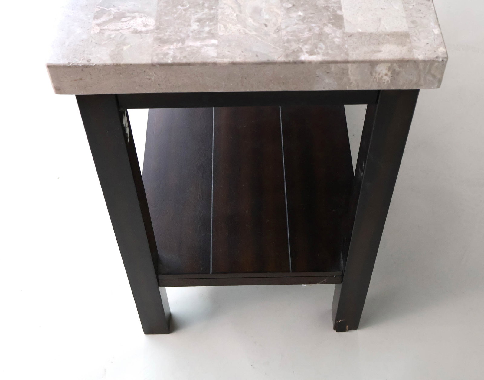 Faux Marble Top Console Table - 6
