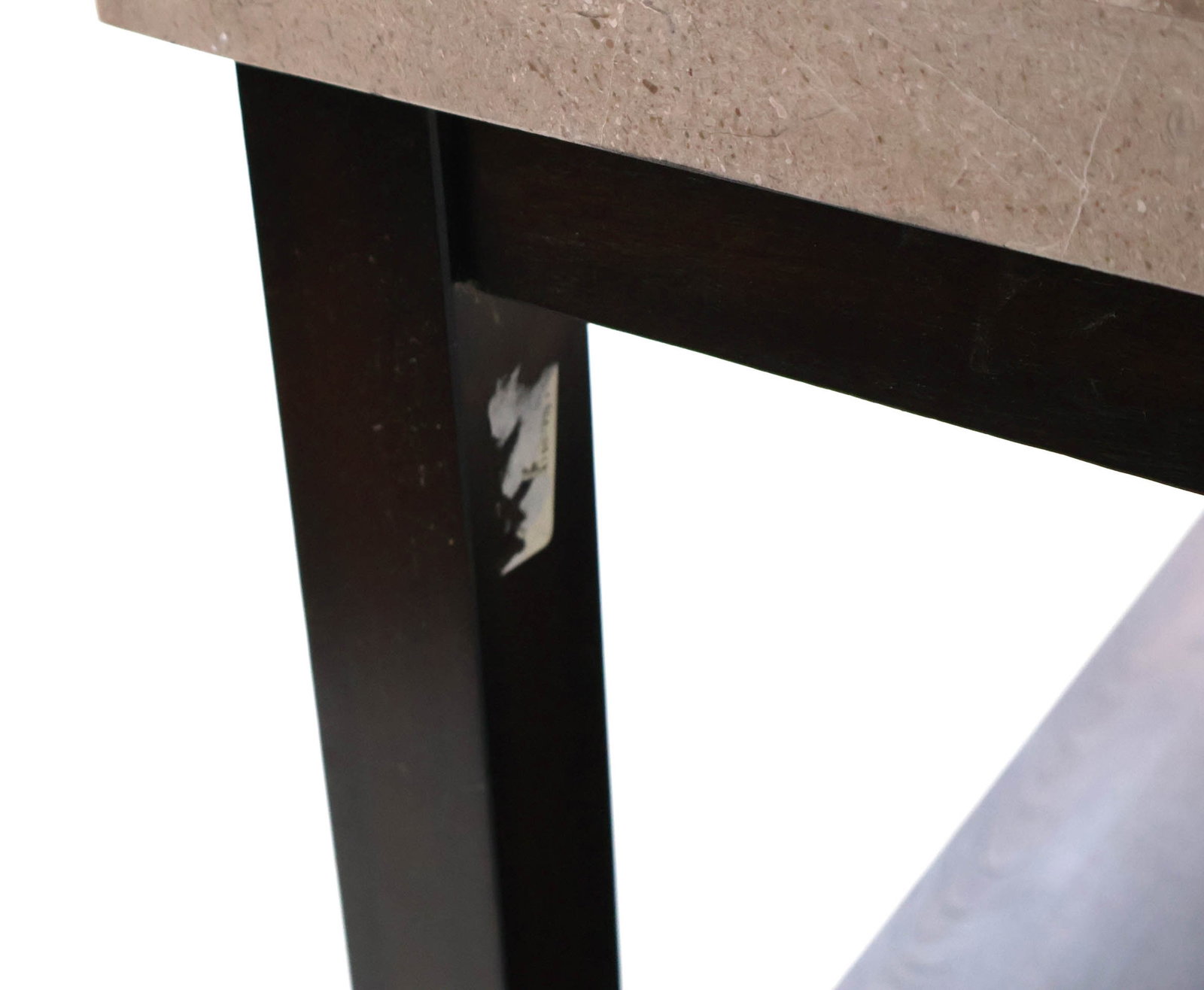 Faux Marble Top Console Table - 9