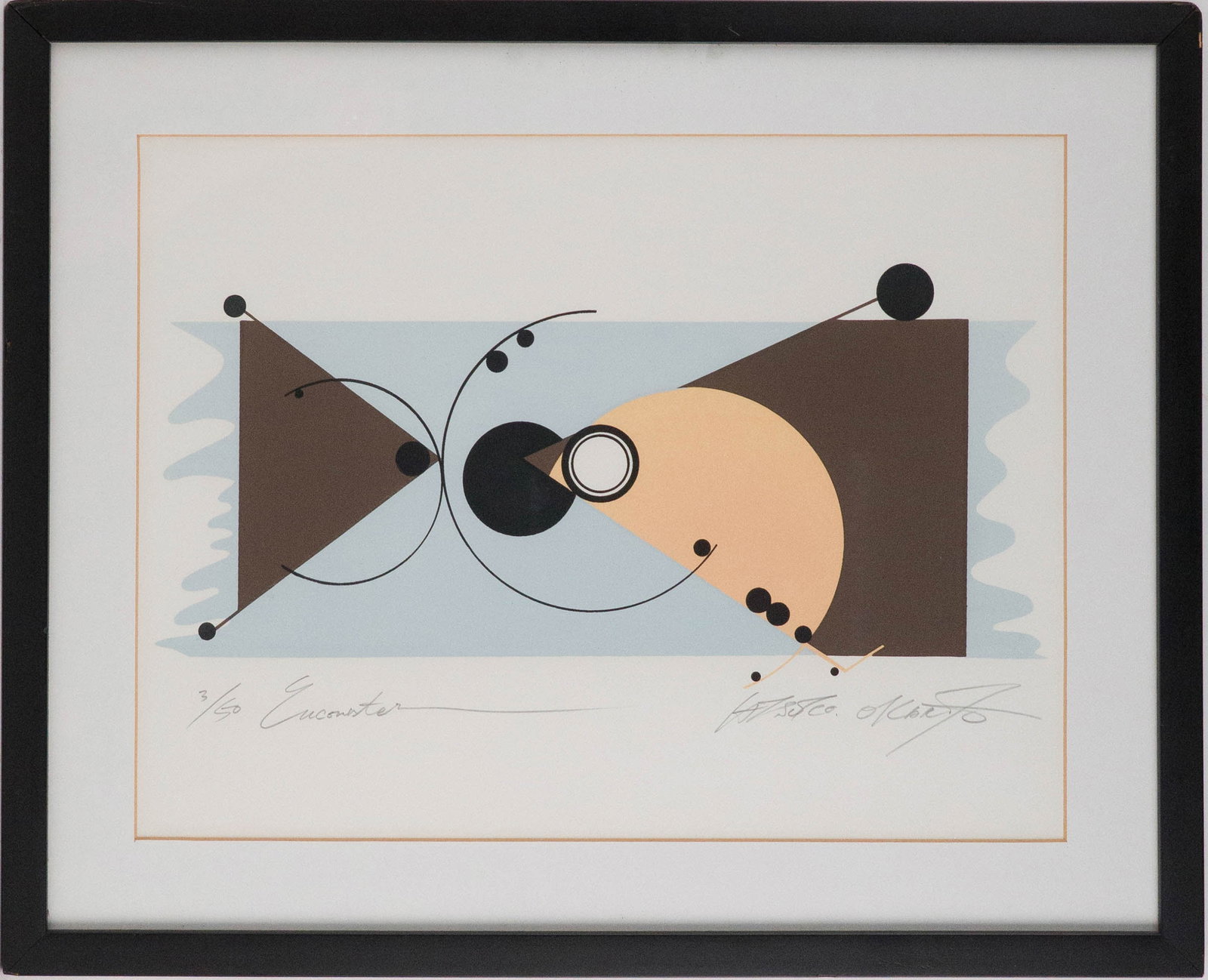 Atsuko Okamoto, Encounter, Serigraph - 3