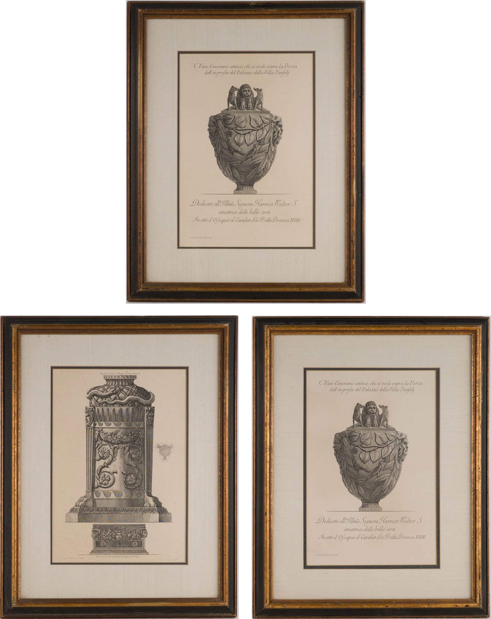 Giovanni Battista Piranesi, Italian 1720-1778, Three Architectural, Prints (1 of 13)