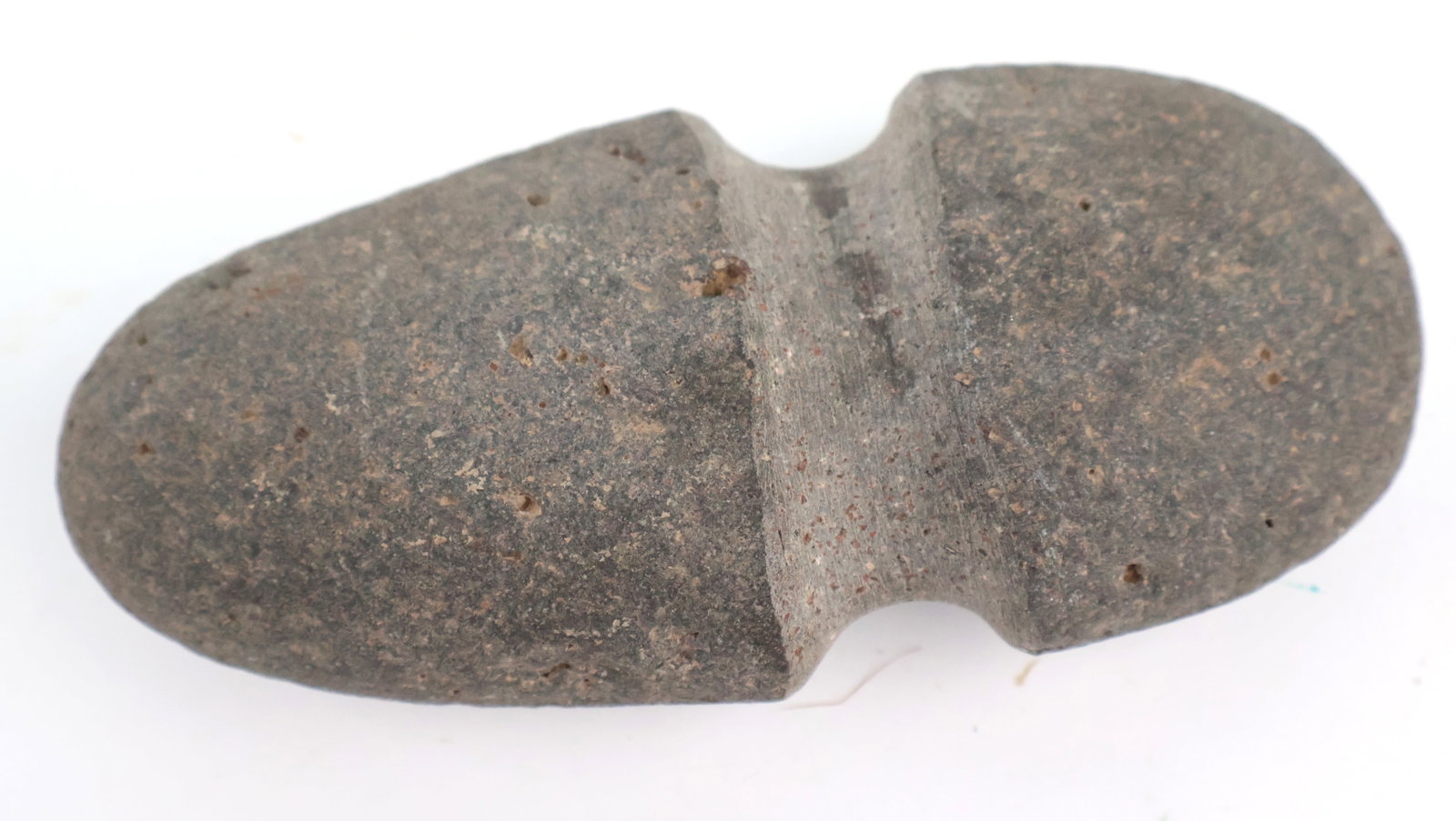 Two Full Grooved Stone Axe Heads - 6